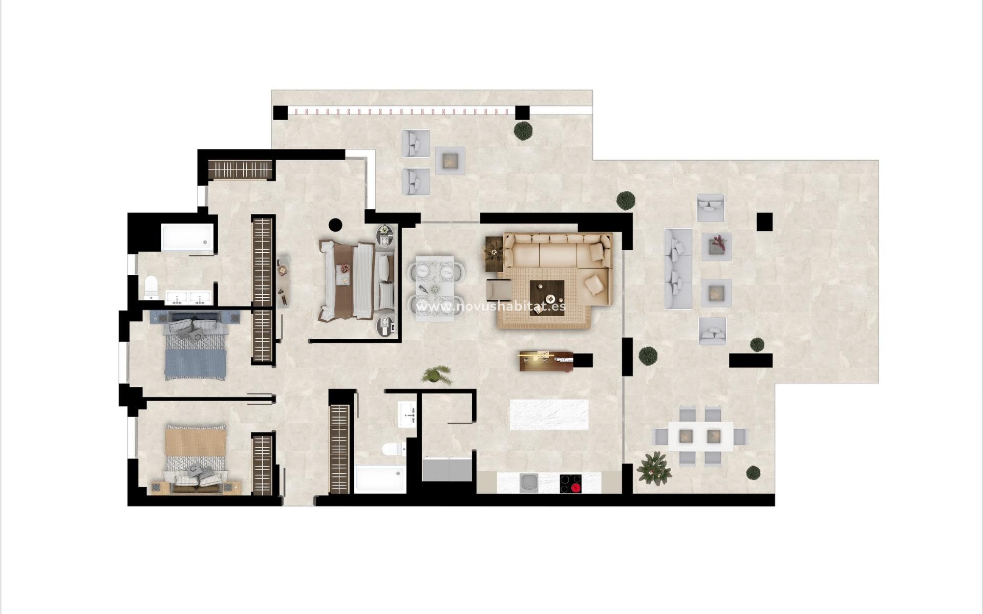 Neue Gebäude - Ground floor apartment - Benahavís