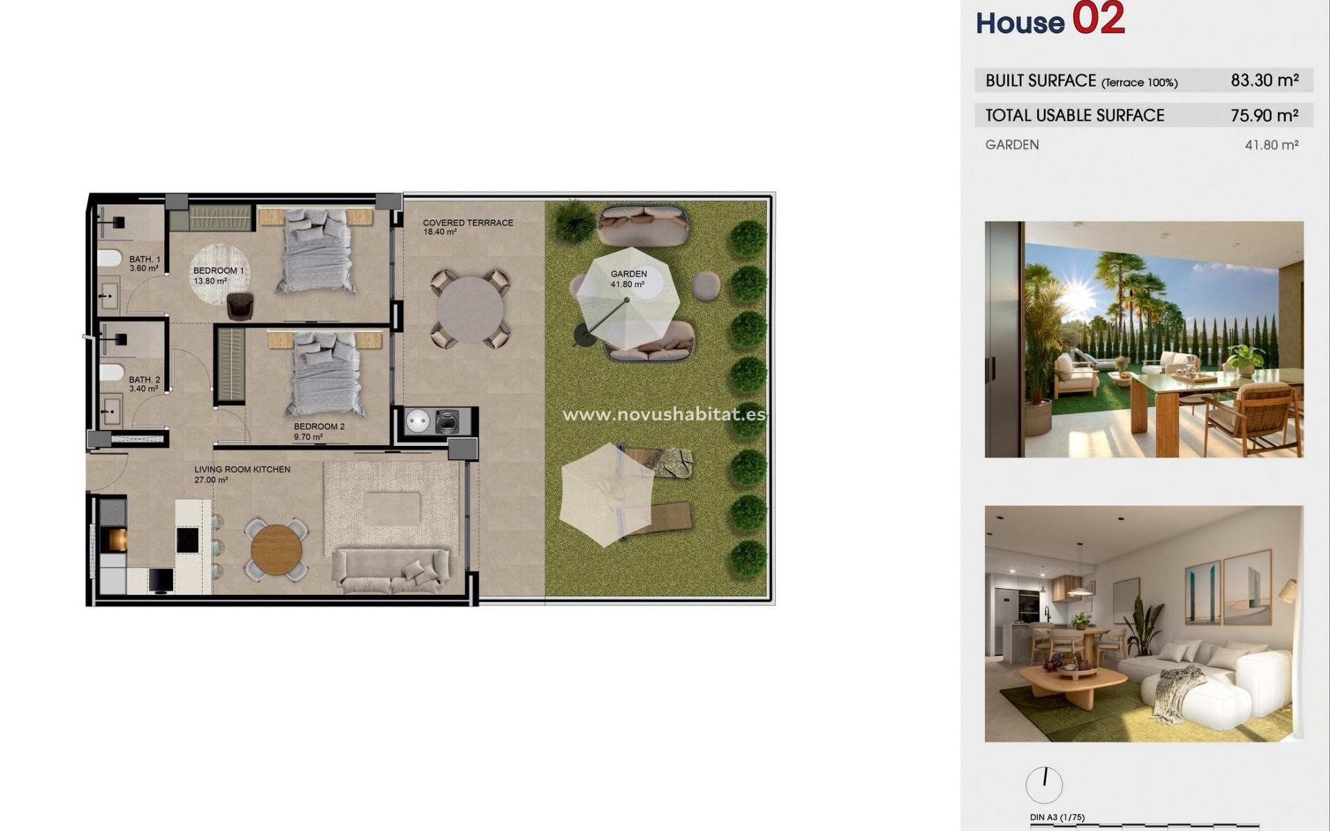 Neue Gebäude - Ground floor apartment - Guardamar del Segura