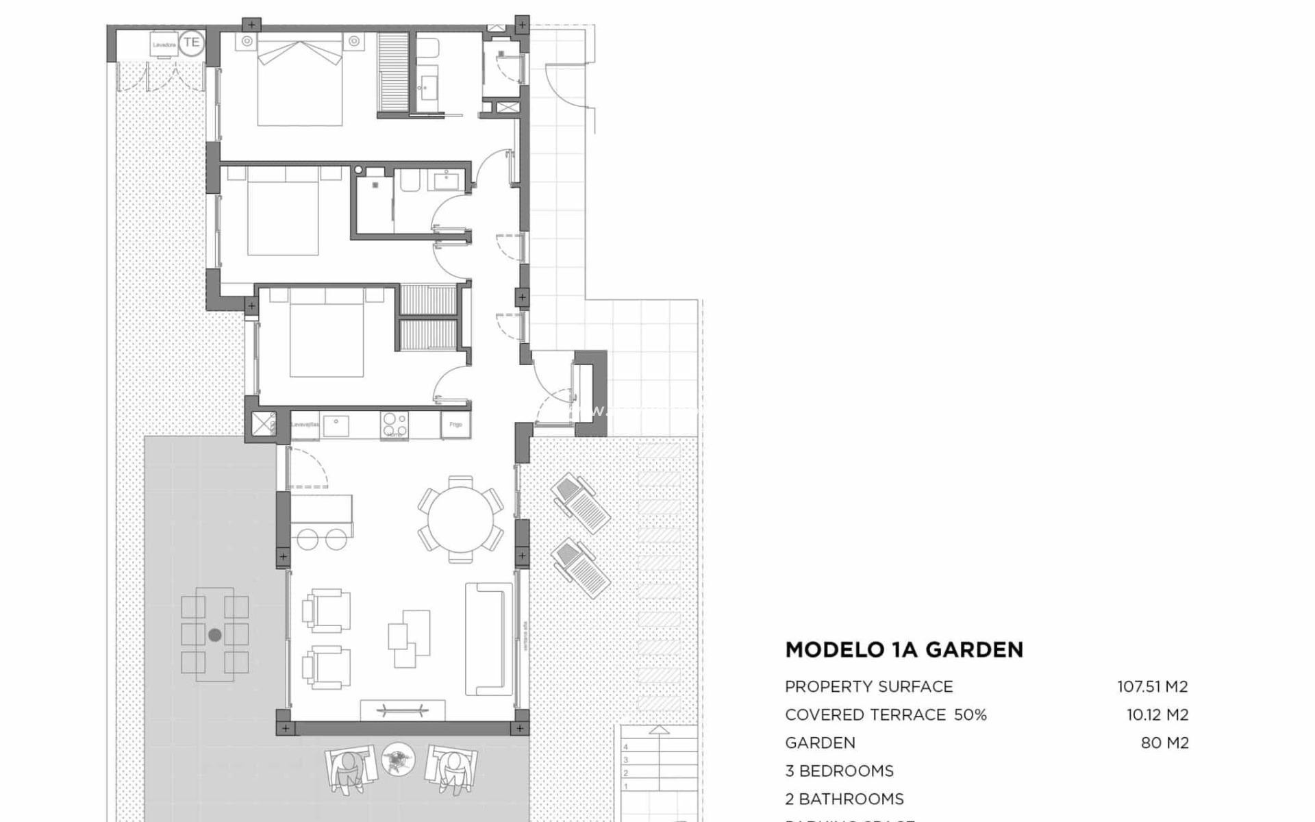 Neue Gebäude - Ground floor apartment - Los Alcázares