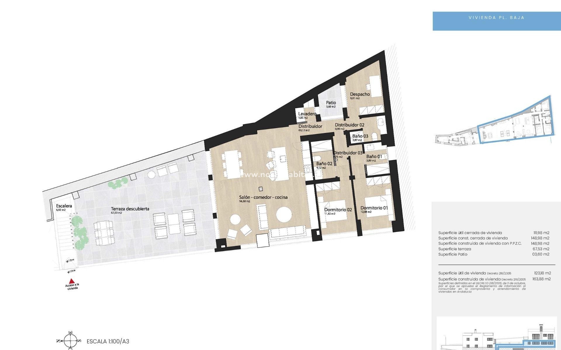 Neue Gebäude - Ground floor apartment - Málaga