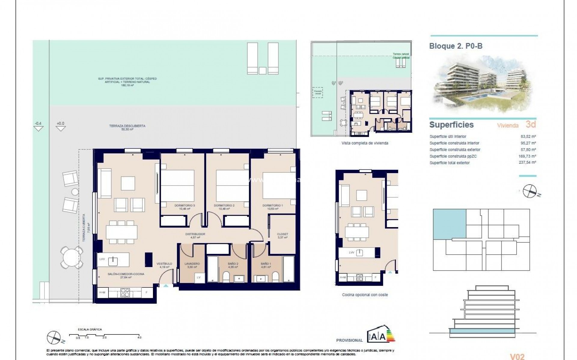 Neue Gebäude - Ground floor apartment - Villajoyosa
