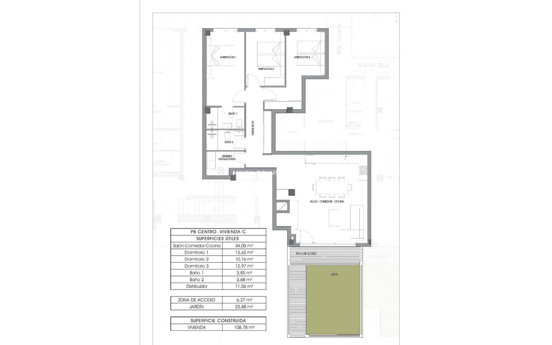 Neue Gebäude - Ground floor apartment - Villajoyosa