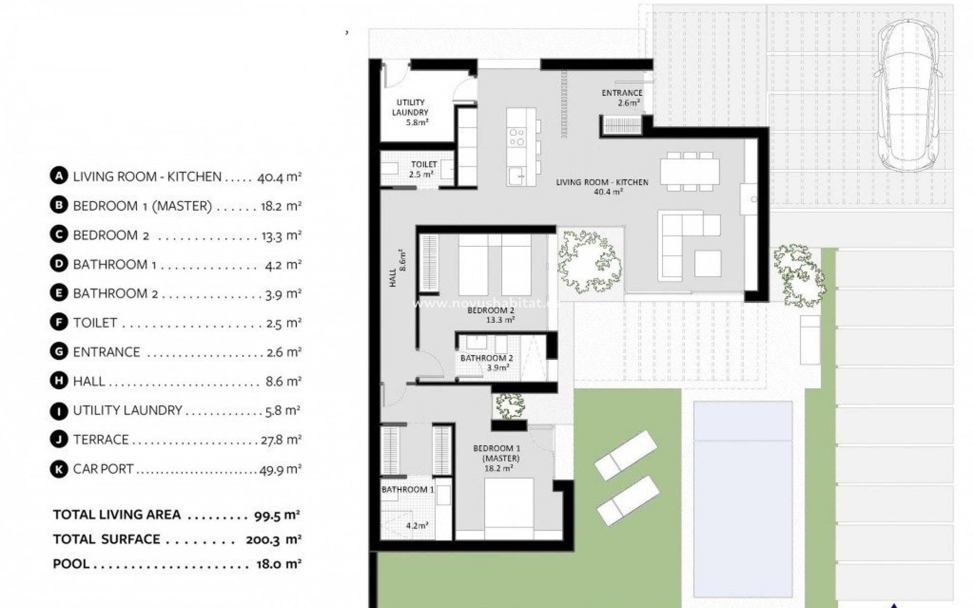 Neue Gebäude - Villa - Baños y Mendigo - Altaona Golf And Country Village