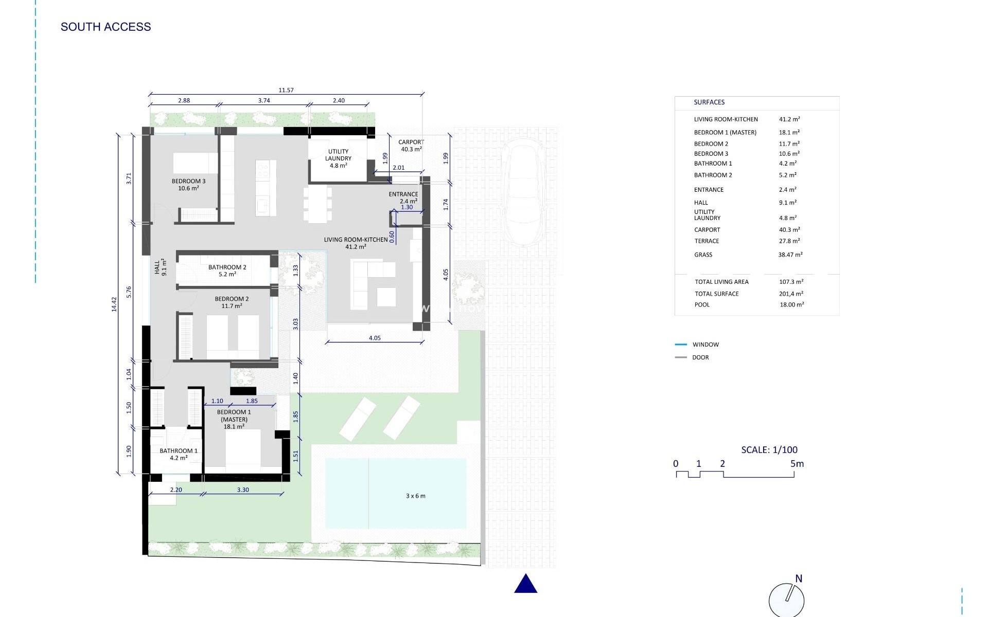 Neue Gebäude - Villa - Baños y Mendigo - Altaona Golf And Country Village