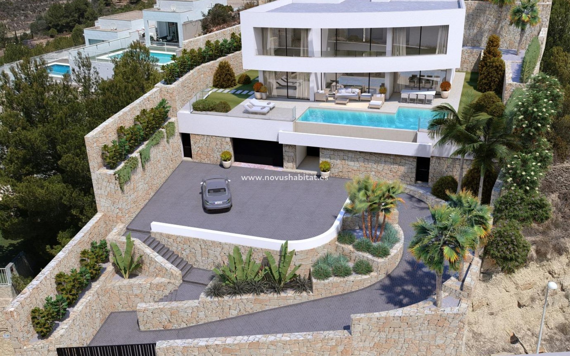 Neue Gebäude - Villa - Calpe - Empedrola