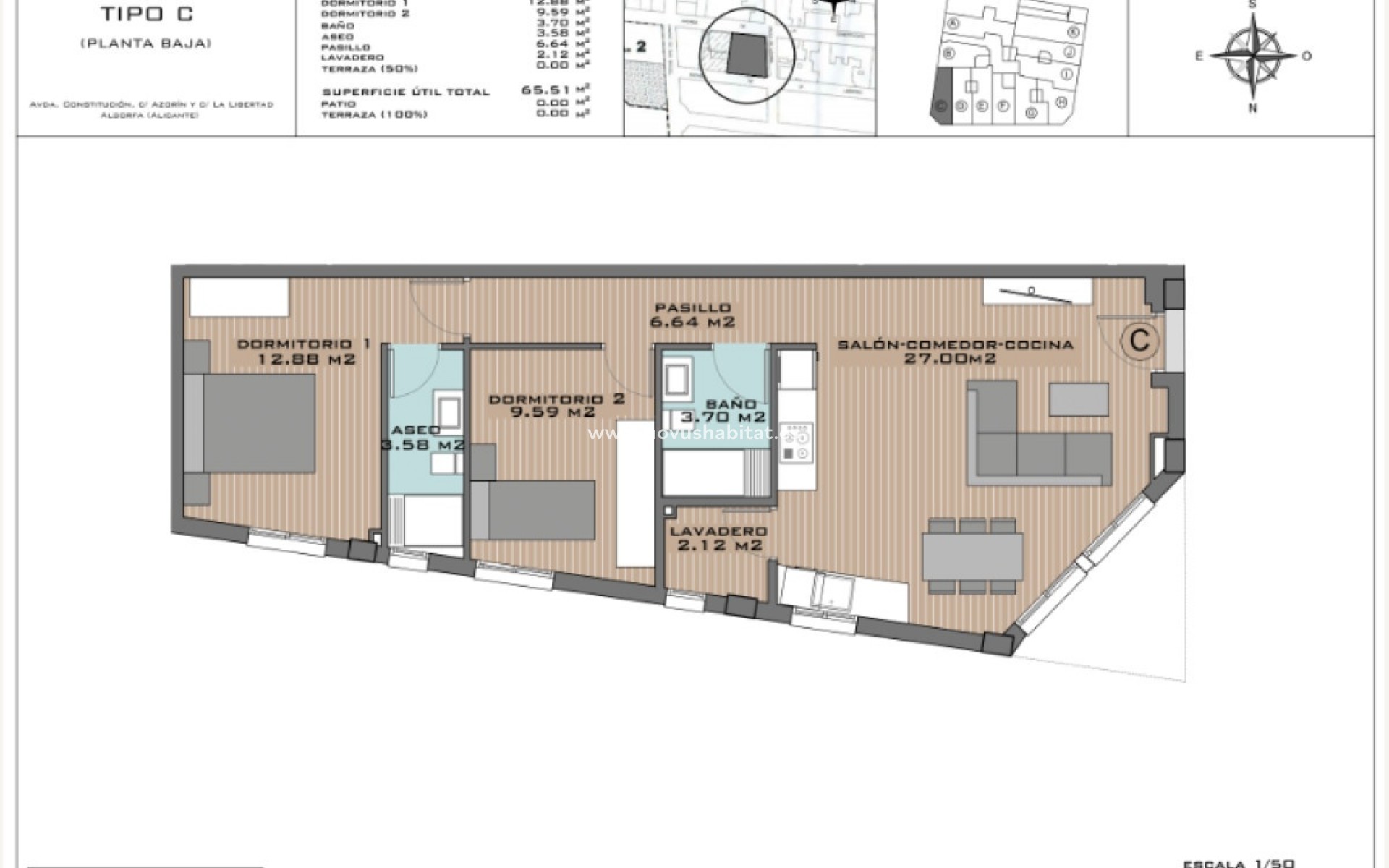 Neue Gebäude - Wohnung - Algorfa - 03169