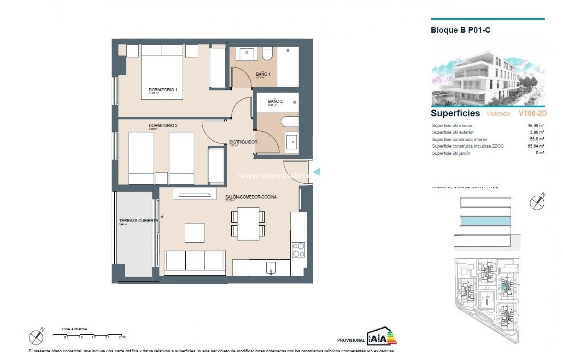 Neue Gebäude - Wohnung - Benicassim - Almadraba