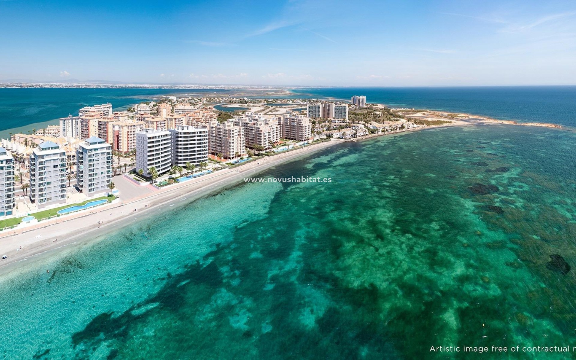 Neue Gebäude - Wohnung - La Manga del Mar Menor - 1ª Linea Del Mar Mediterraneo