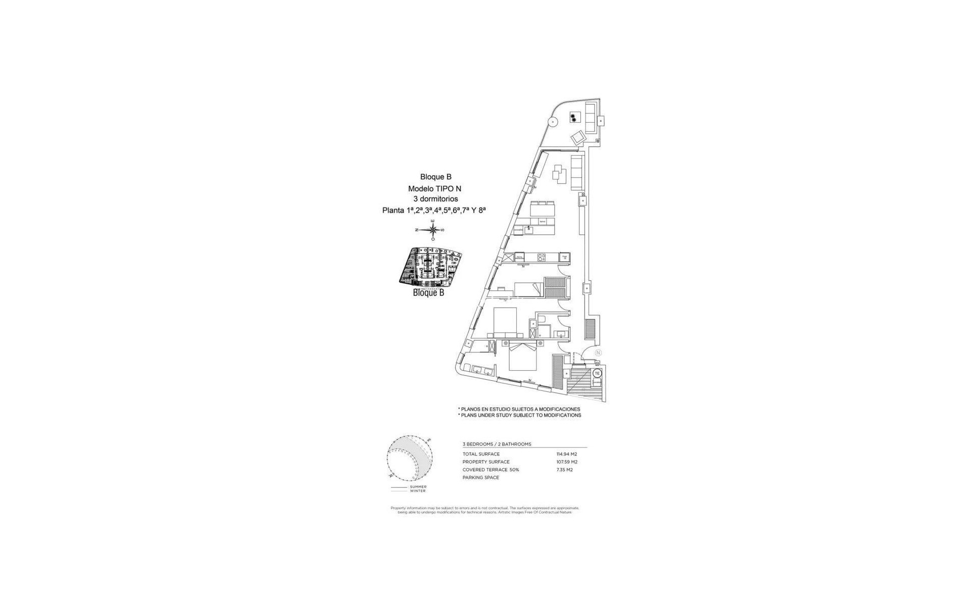 Neue Gebäude - Wohnung - La Manga del Mar Menor - 1ª Linea Del Mar Mediterraneo