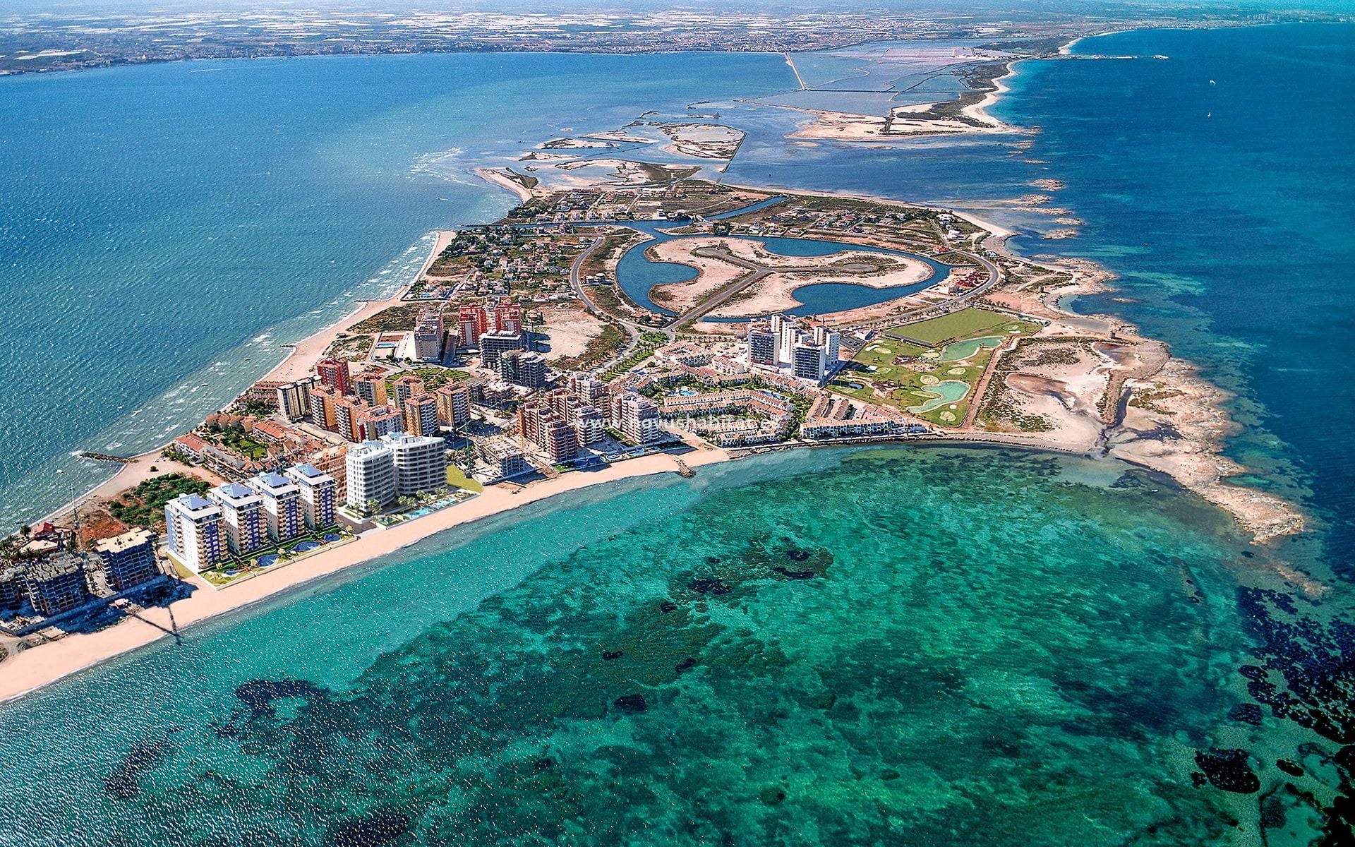 Neue Gebäude - Wohnung - La Manga del Mar Menor - 1ª Linea Del Mar Mediterraneo