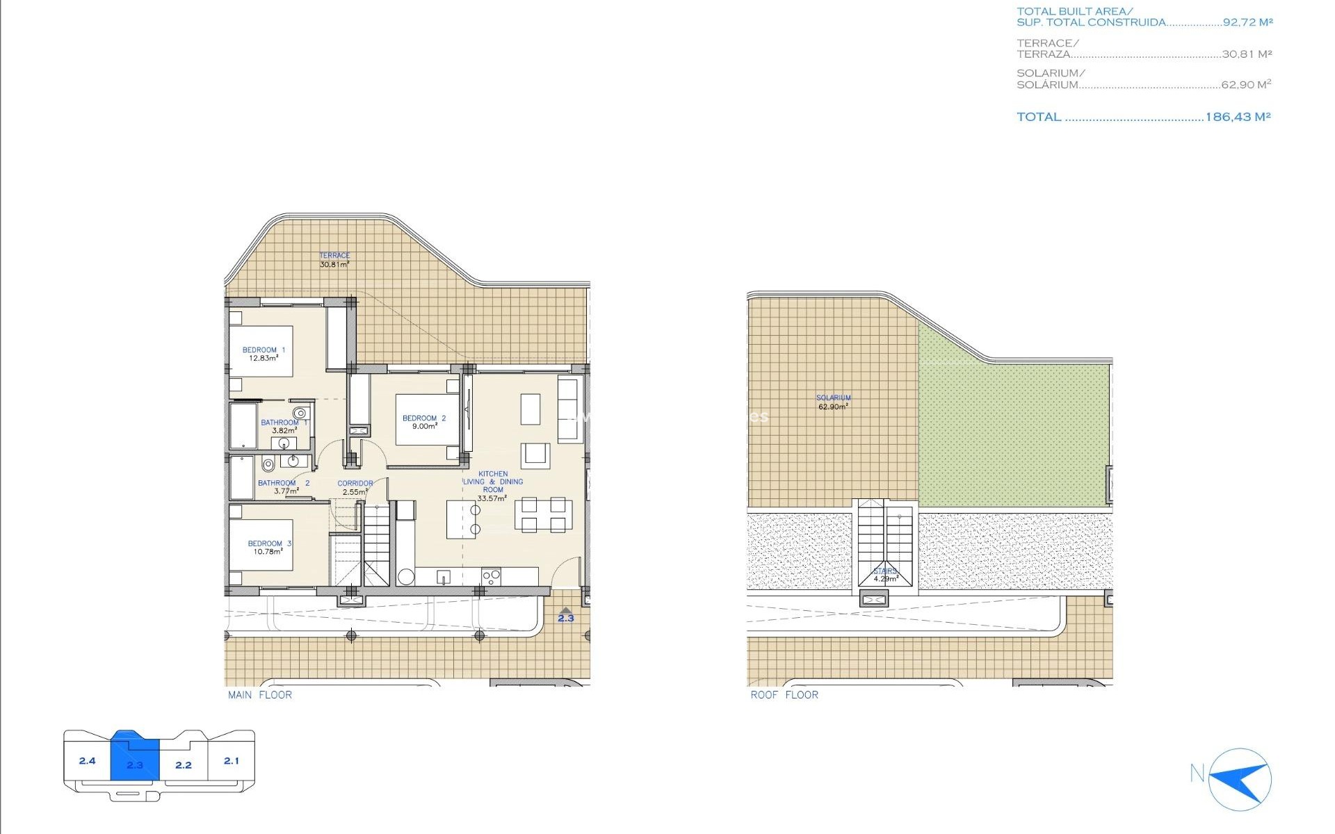 Neue Gebäude - Wohnung - Los Alcázares - Serena Golf