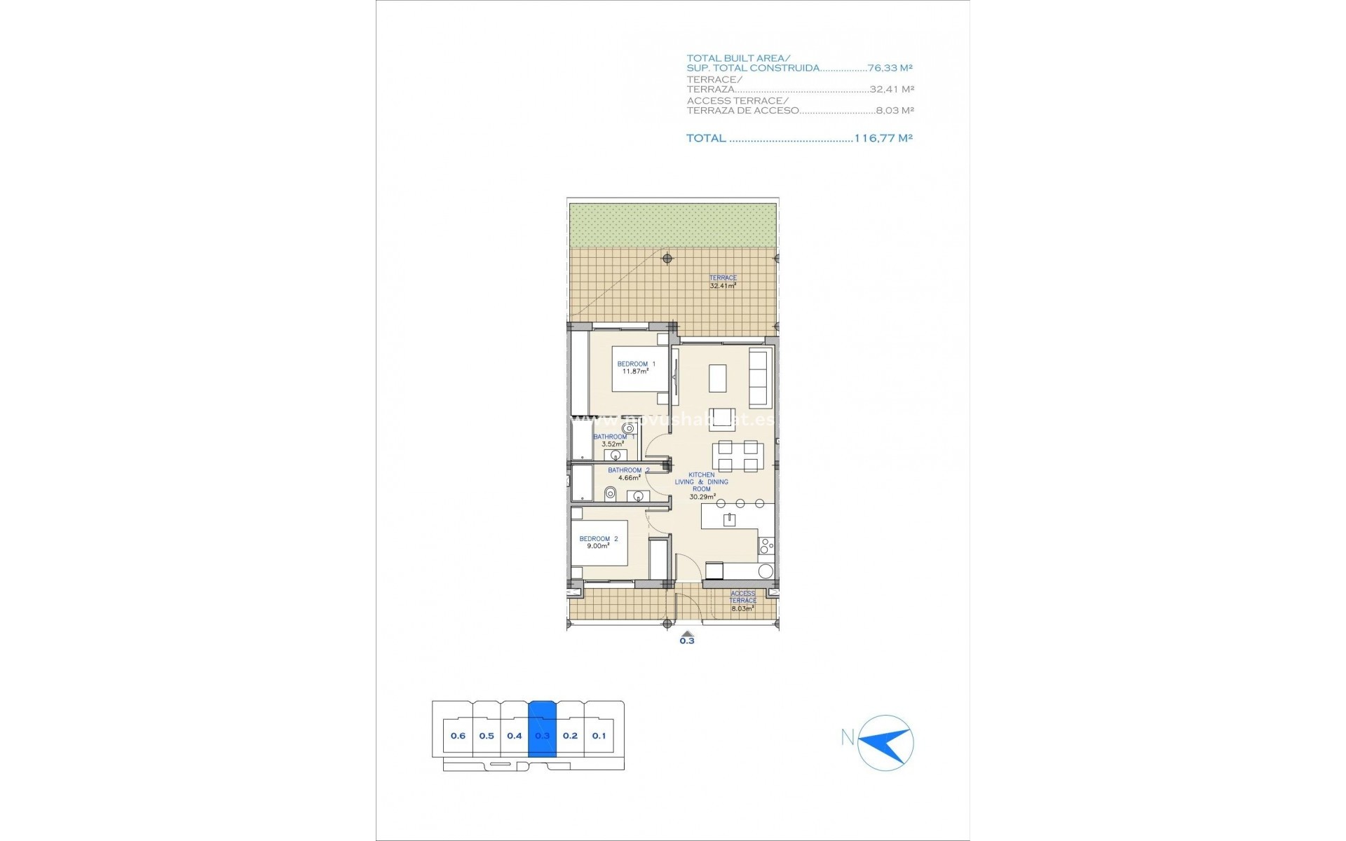 Neue Gebäude - Wohnung - Los Alcázares - Serena Golf