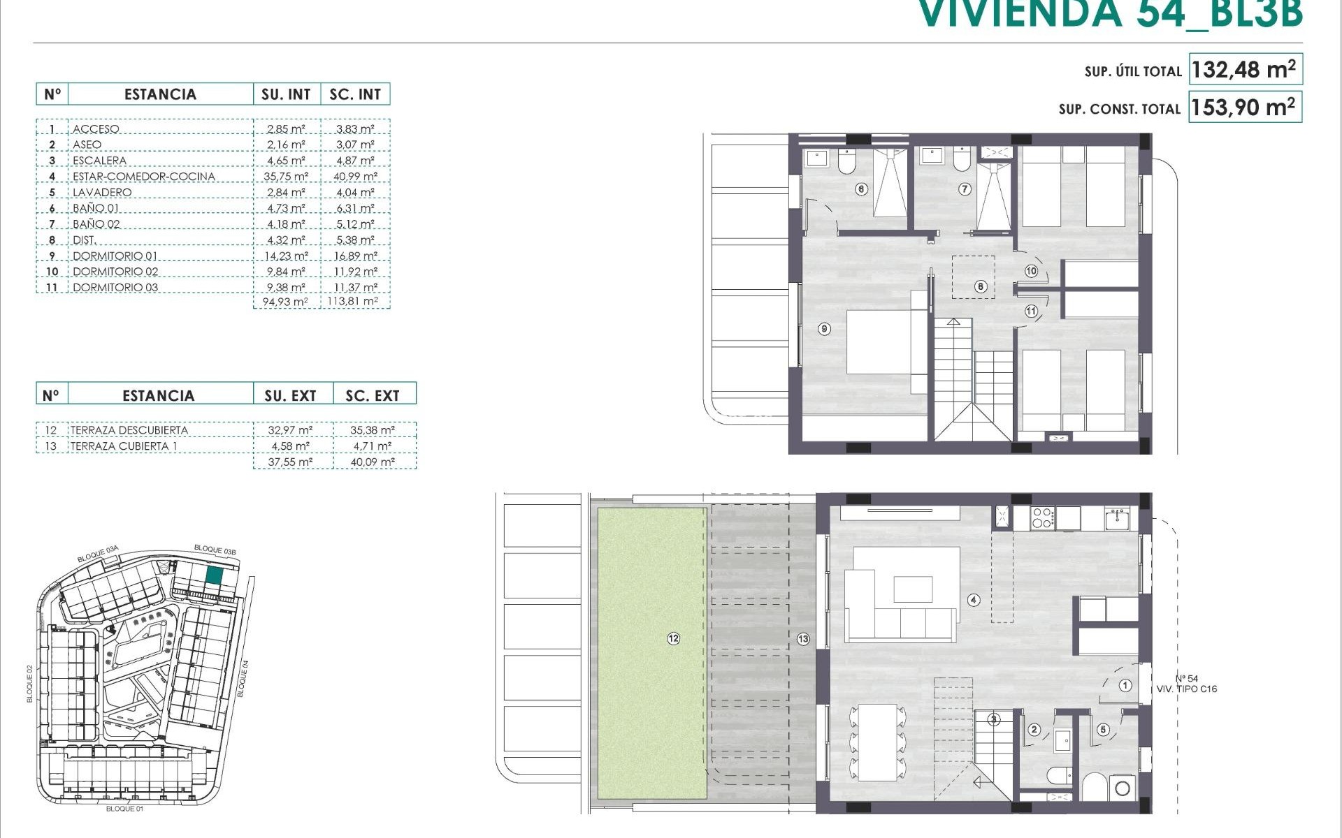 Neue Gebäude - Wohnung - Monforte del Cid - Alenda Golf