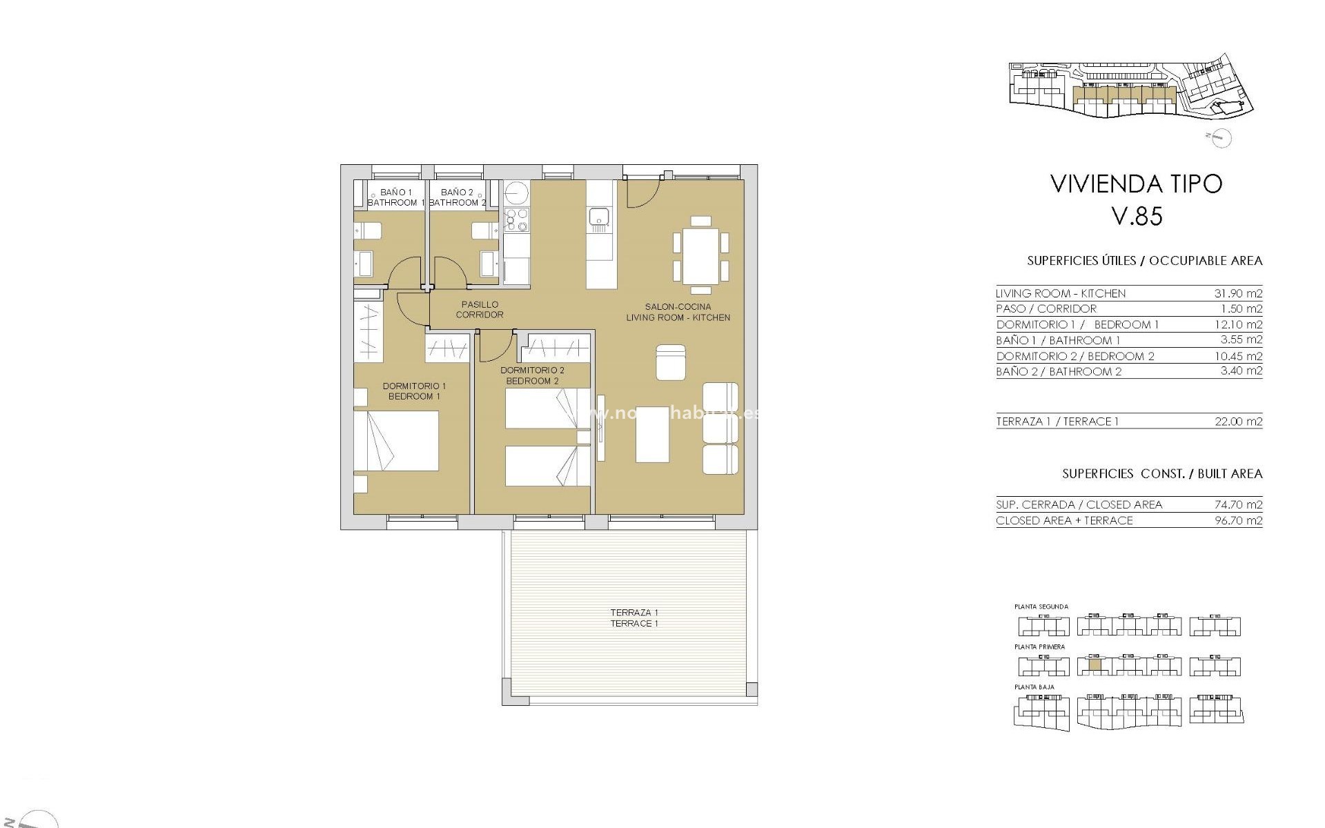 Neue Gebäude - Wohnung - Pilar de la Horadada - Lo Romero Golf