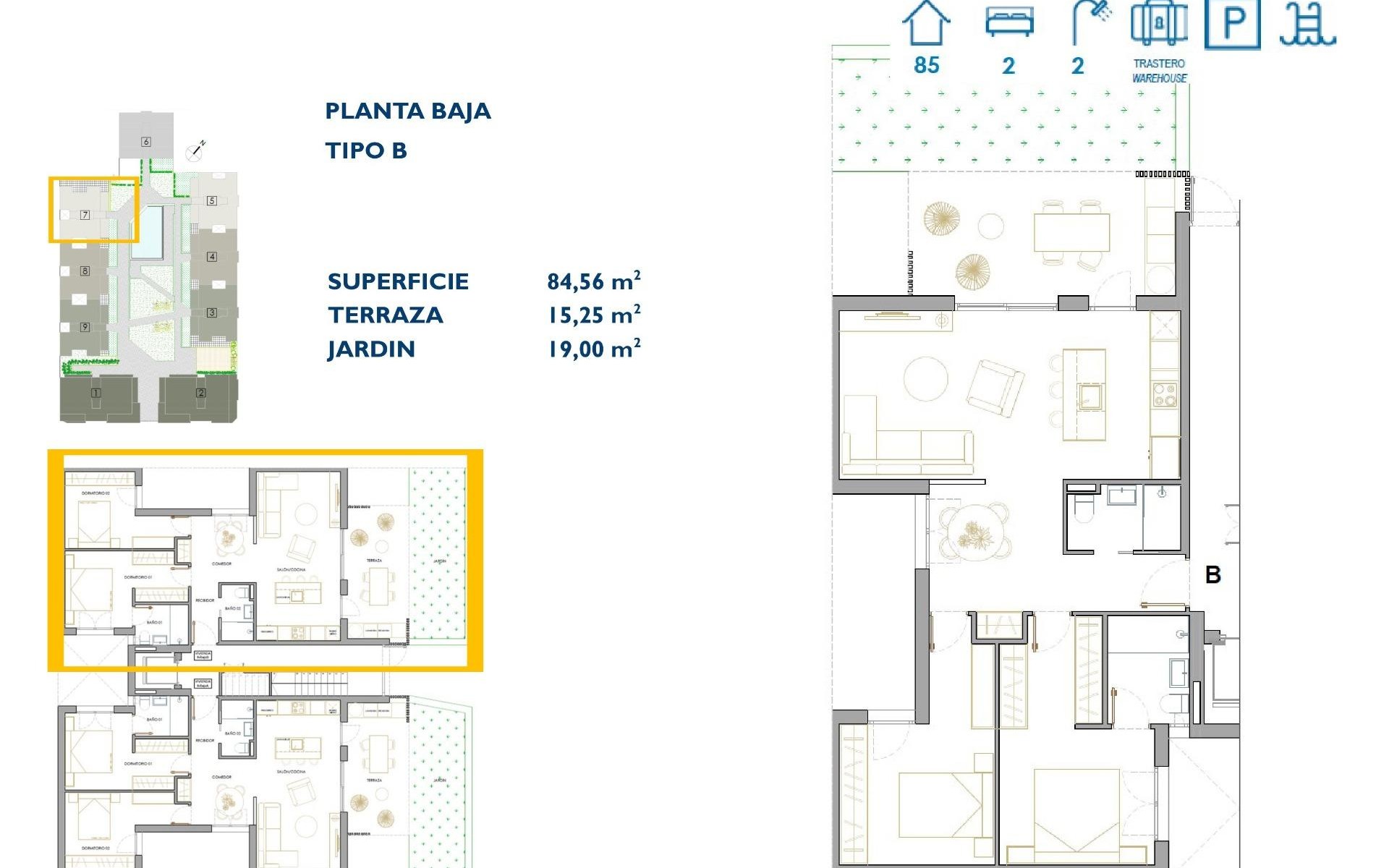 Neue Gebäude - Wohnung - San Pedro del Pinatar - Pueblo