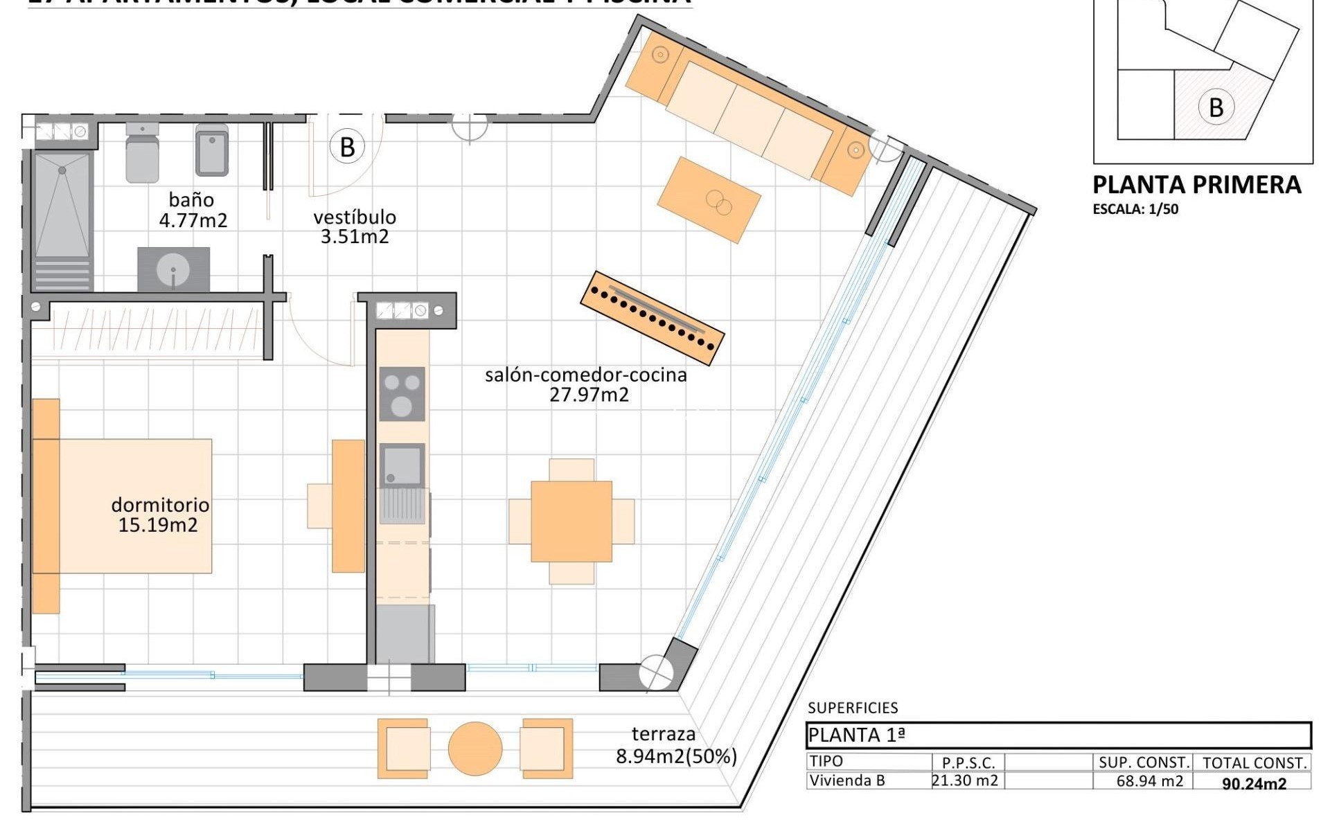 Neue Gebäude - Wohnung - San Pedro del Pinatar