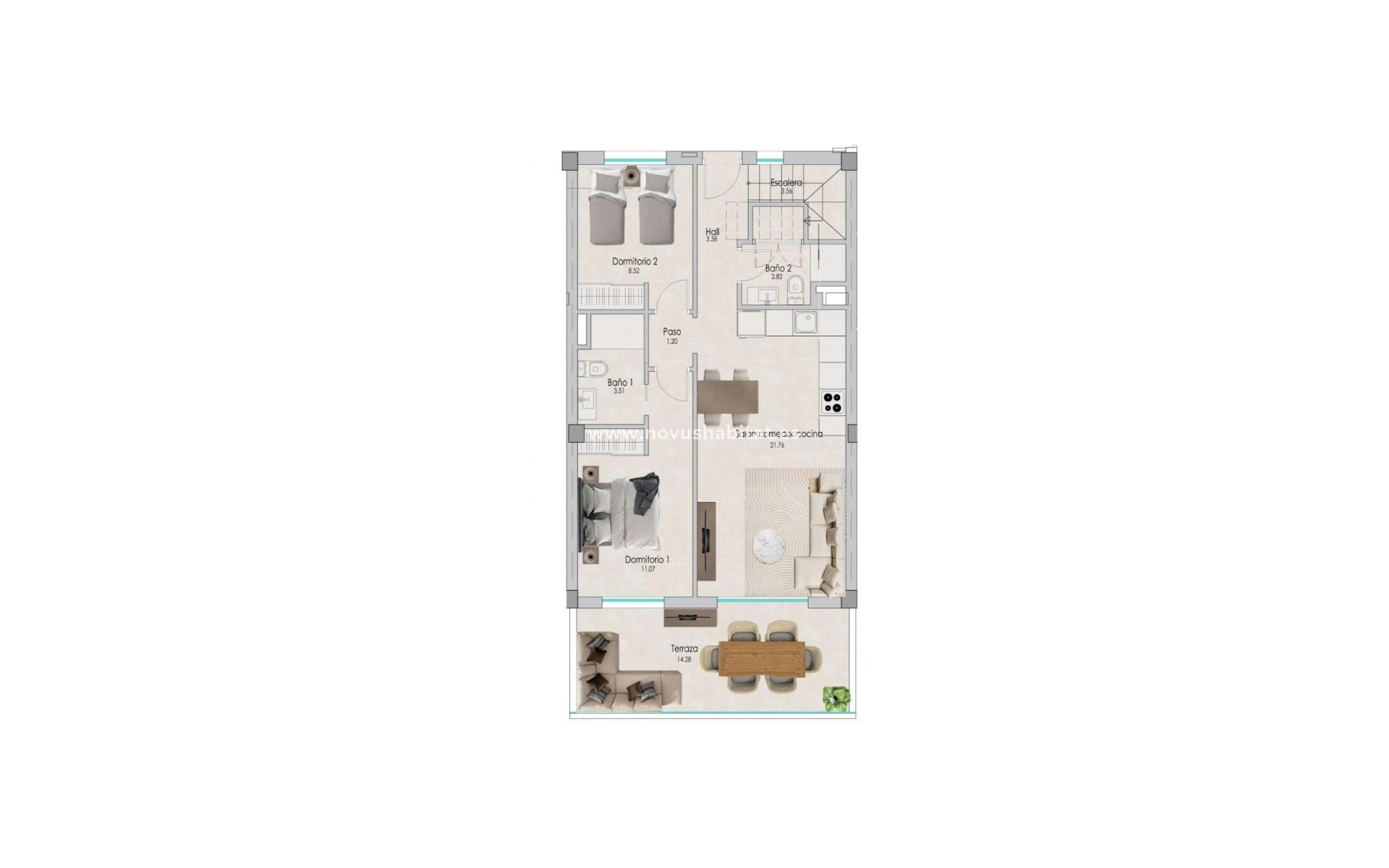 Neue Gebäude - Wohnung - Santa Pola - 03130, Calle Elda, 228