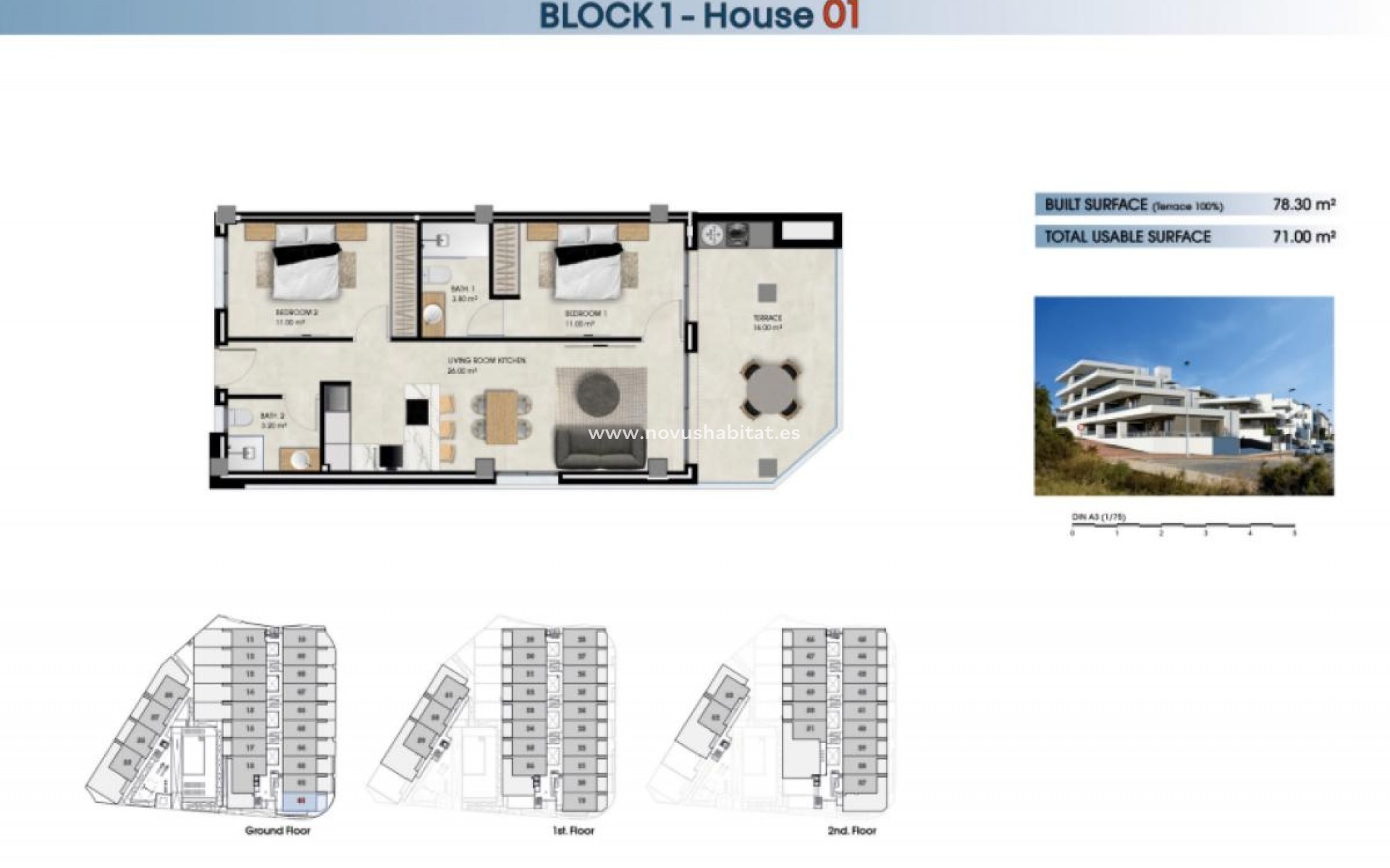 Neue Gebäude - Wohnung - The Marina - 03008