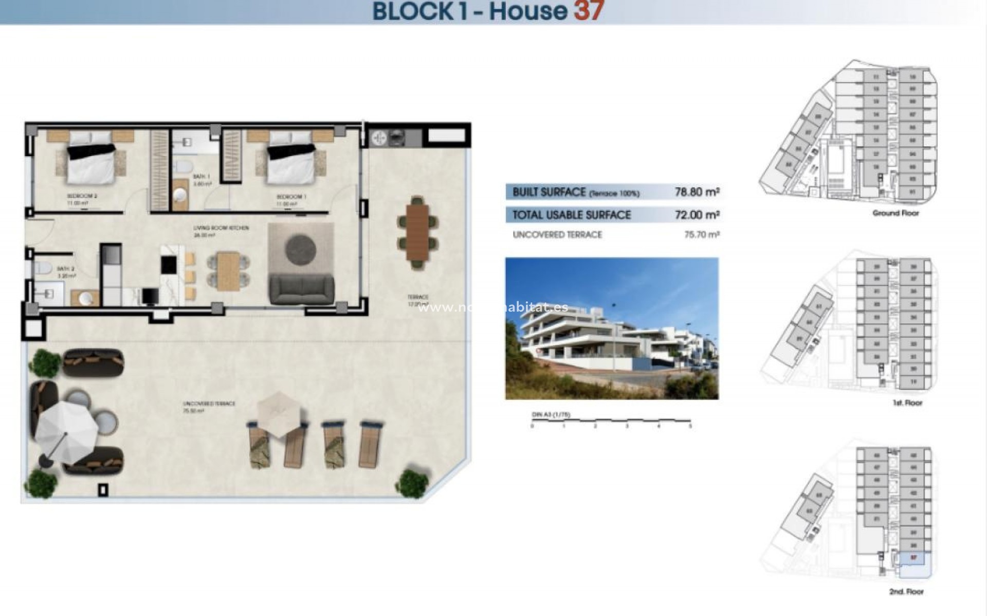 Neue Gebäude - Wohnung - The Marina - 03008
