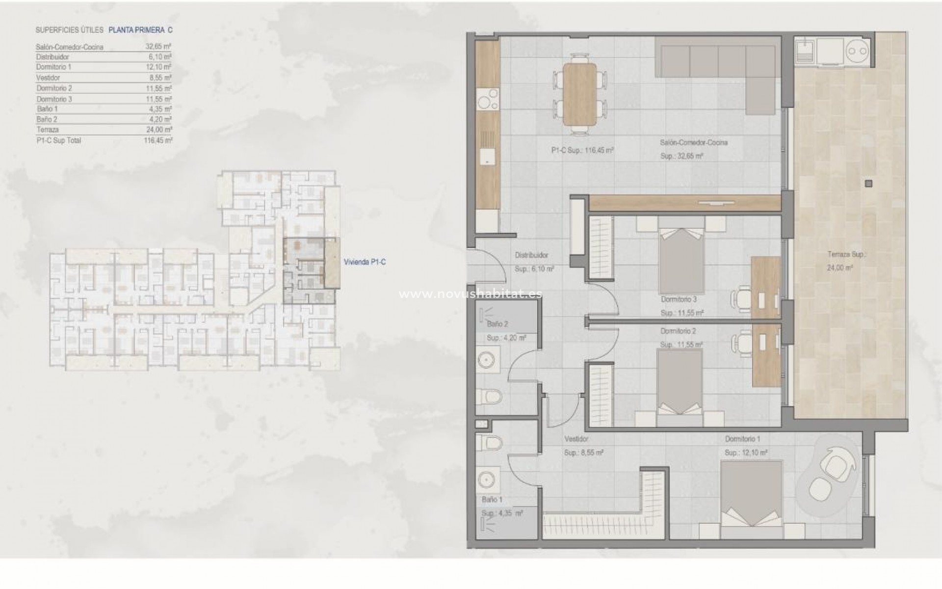 Neue Gebäude - Wohnung - Torre Pacheco - 30700