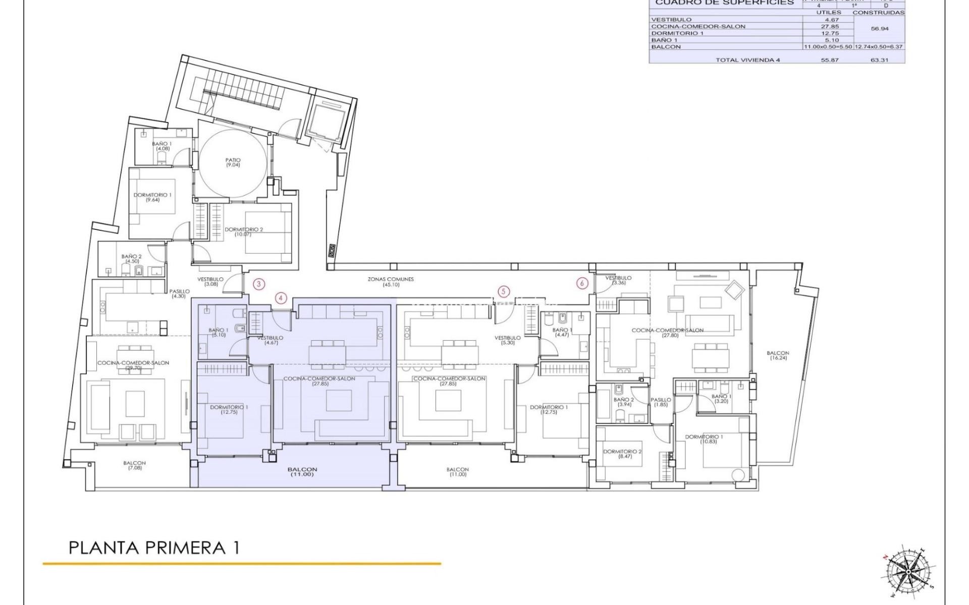 Neue Gebäude - Wohnung - Torrevieja - Playa del Cura