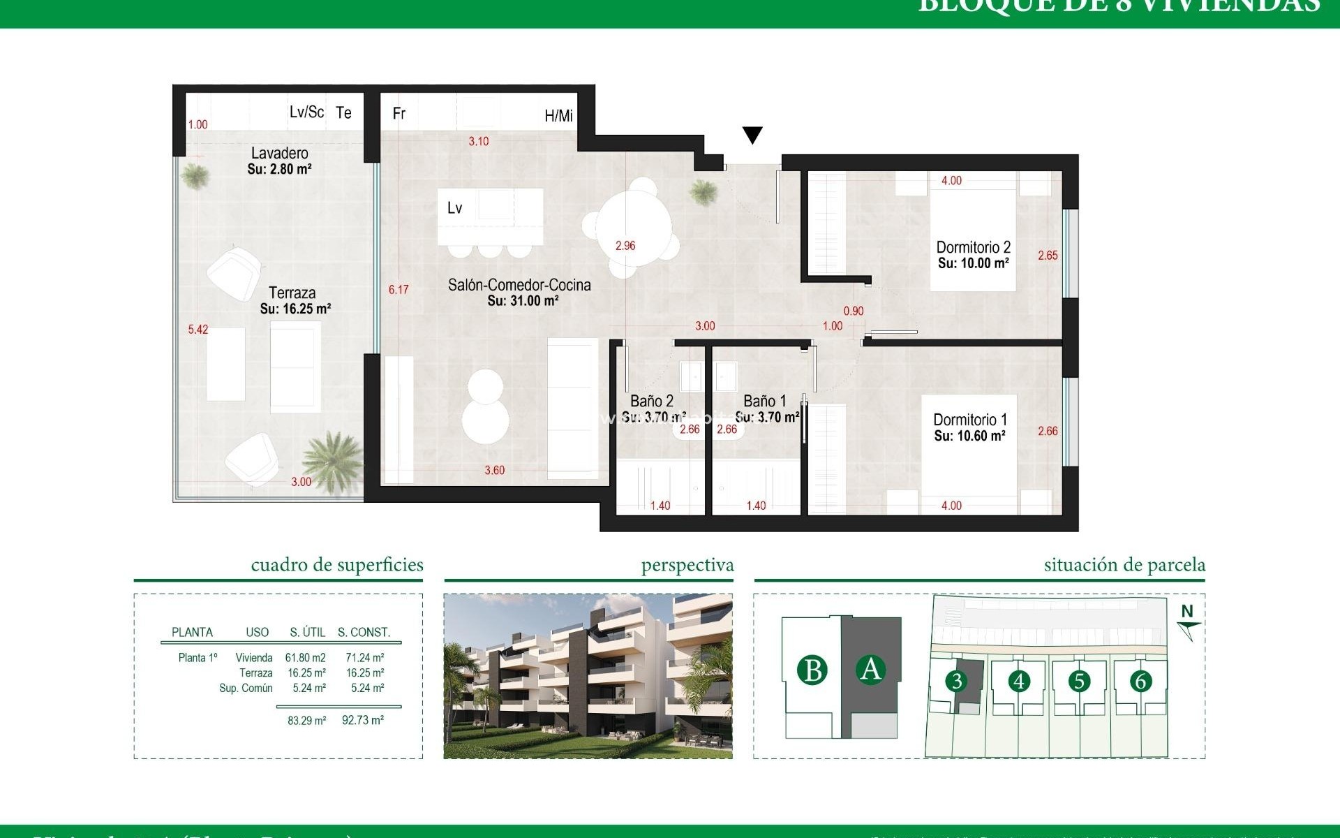 New Build - Apartment - Alhama de Murcia