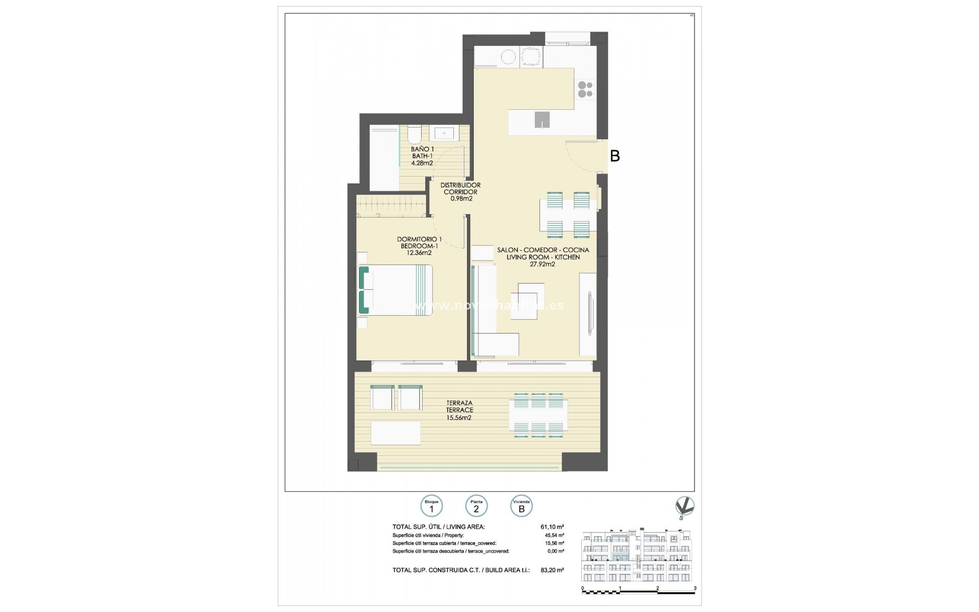 New Build - Apartment - Casares - Buenas Noches