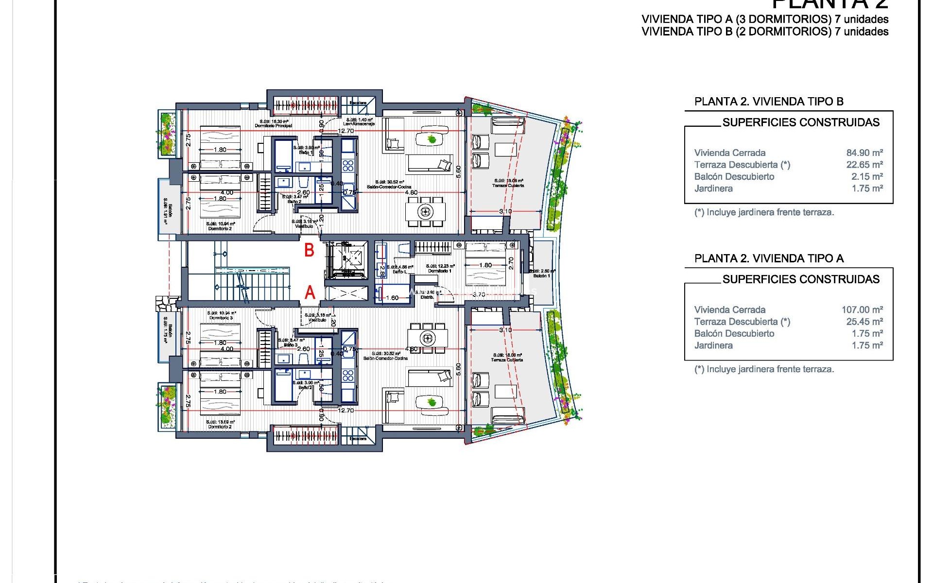 New Build - Apartment - La Manga del Mar Menor - Las Orquídeas