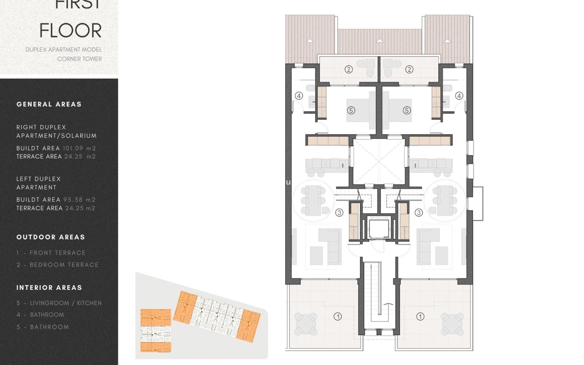 New Build - Apartment - Los Alczares - Serena Golf