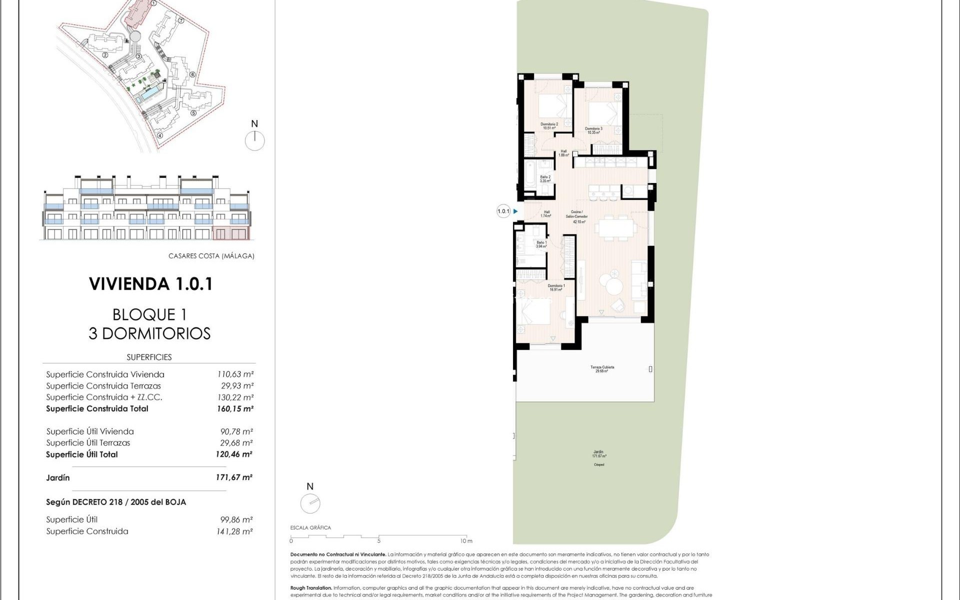 New Build - Ground floor apartment - Casares