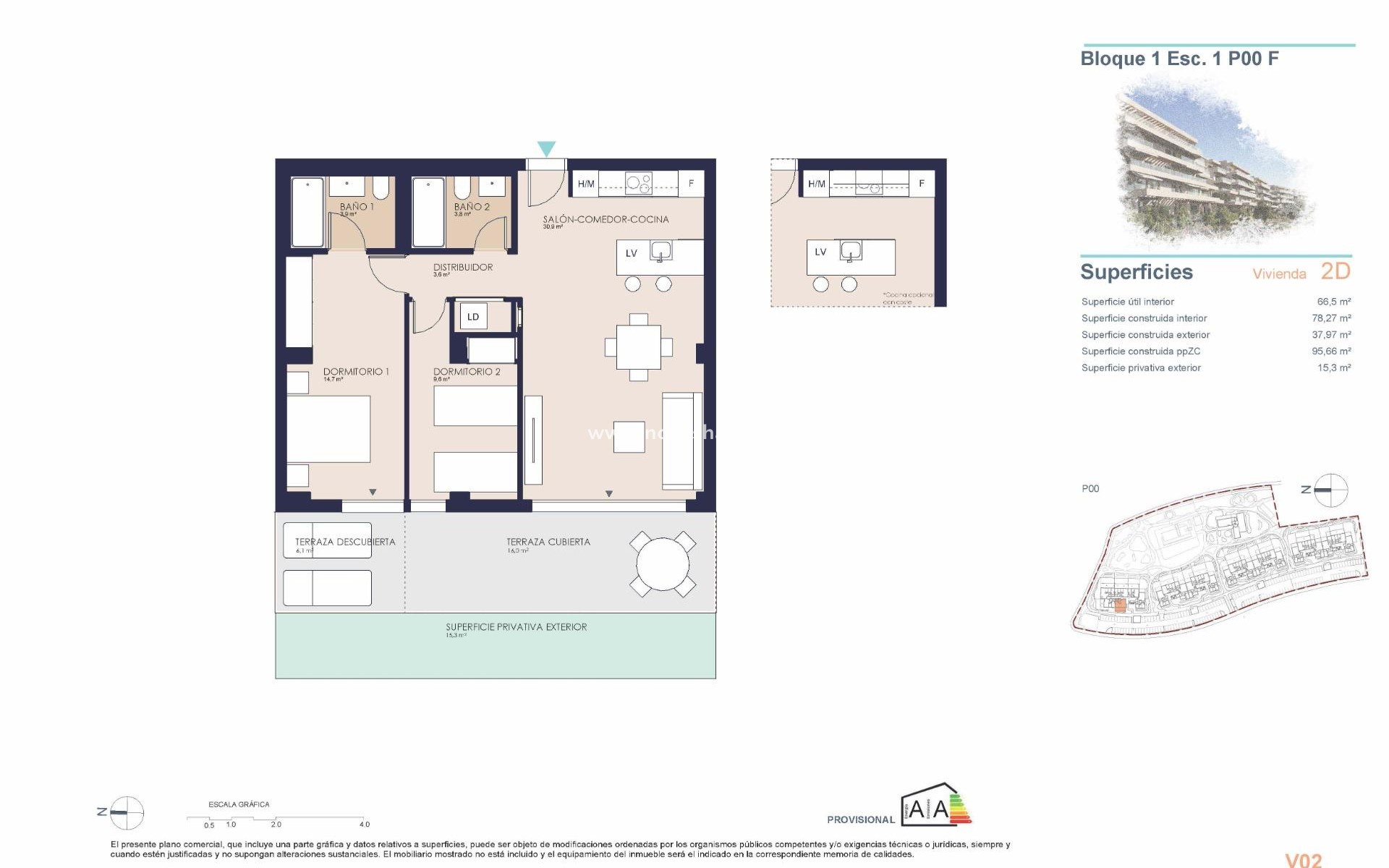 New Build - Ground floor apartment - Denia