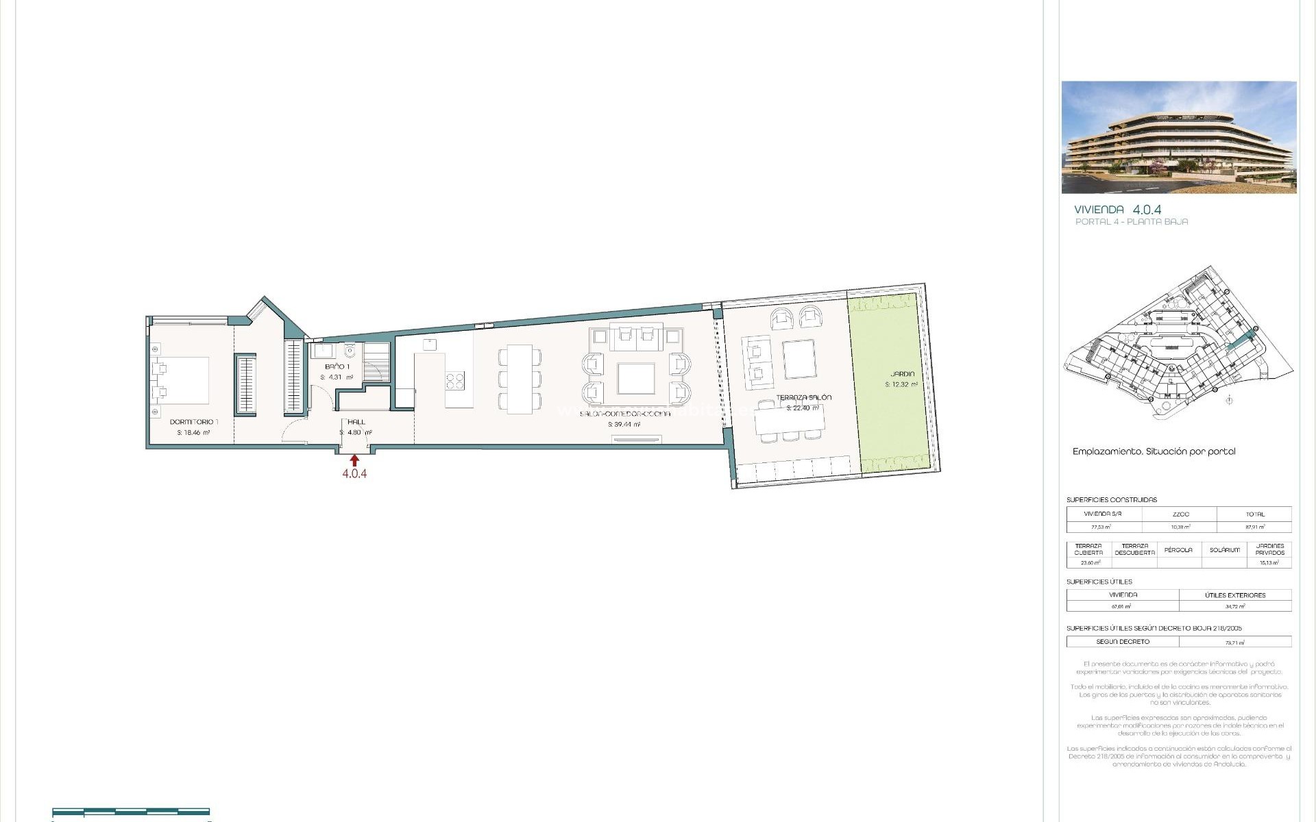 New Build - Ground floor apartment - Estepona