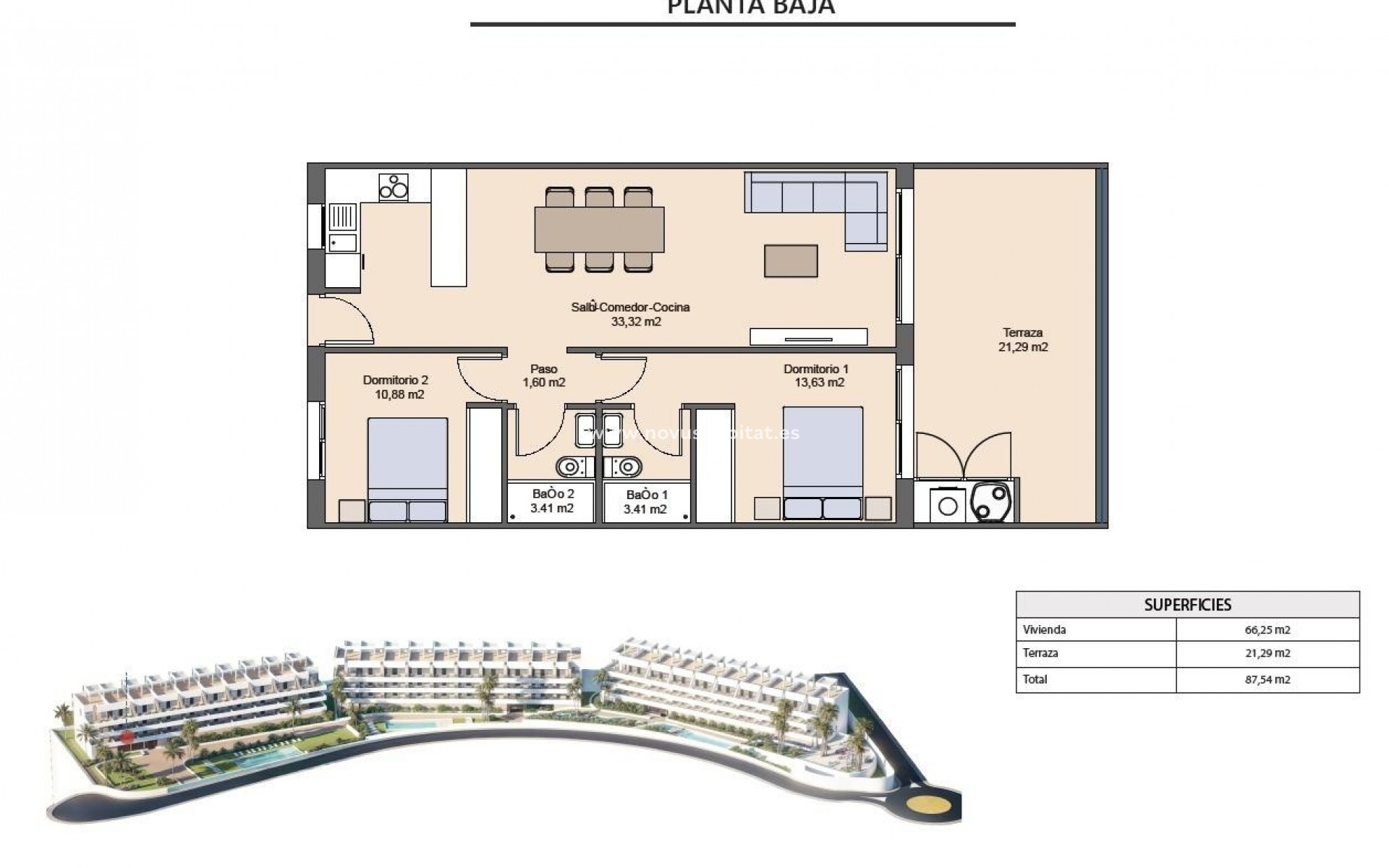 New Build - Ground floor apartment - Finestrat