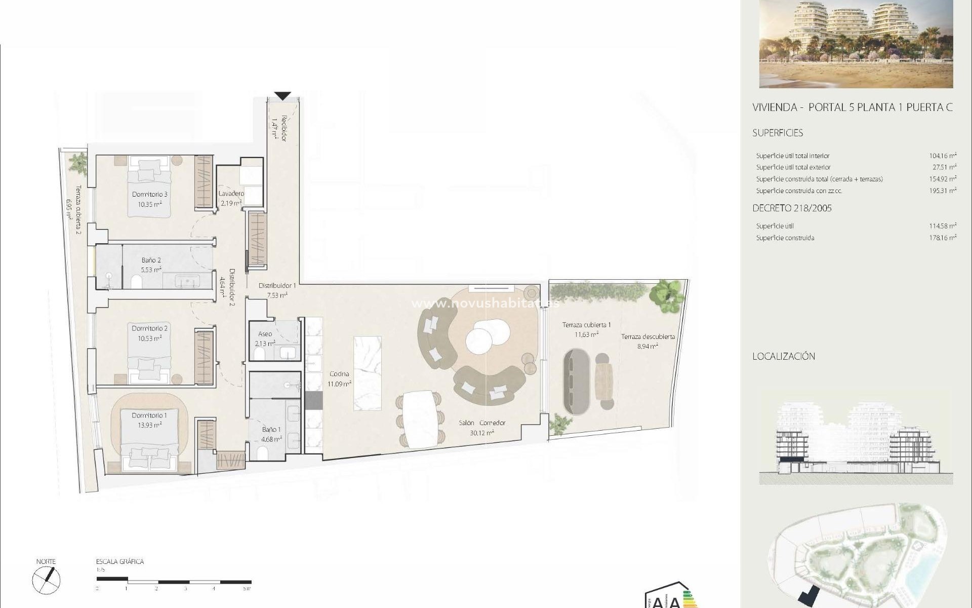 New Build - Ground floor apartment - Málaga