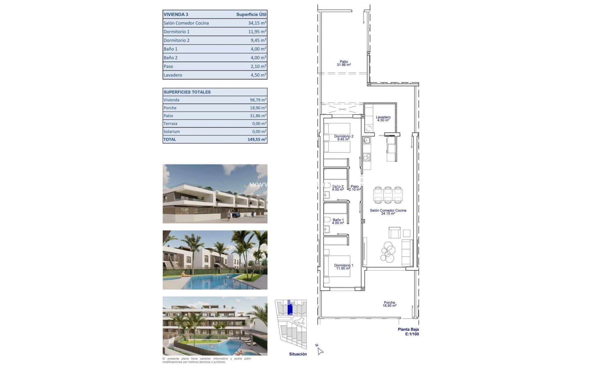 New Build - Ground floor apartment - Pilar de la Horadada