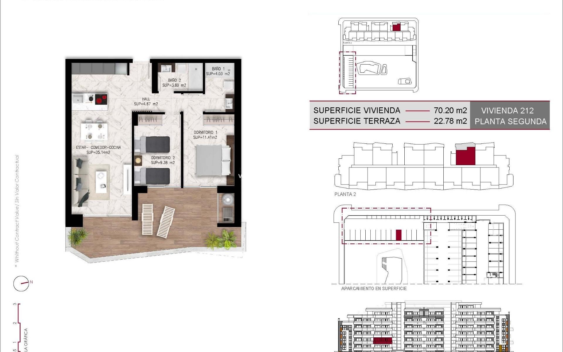 New Build - Ground floor apartment - San Miguel de Salinas