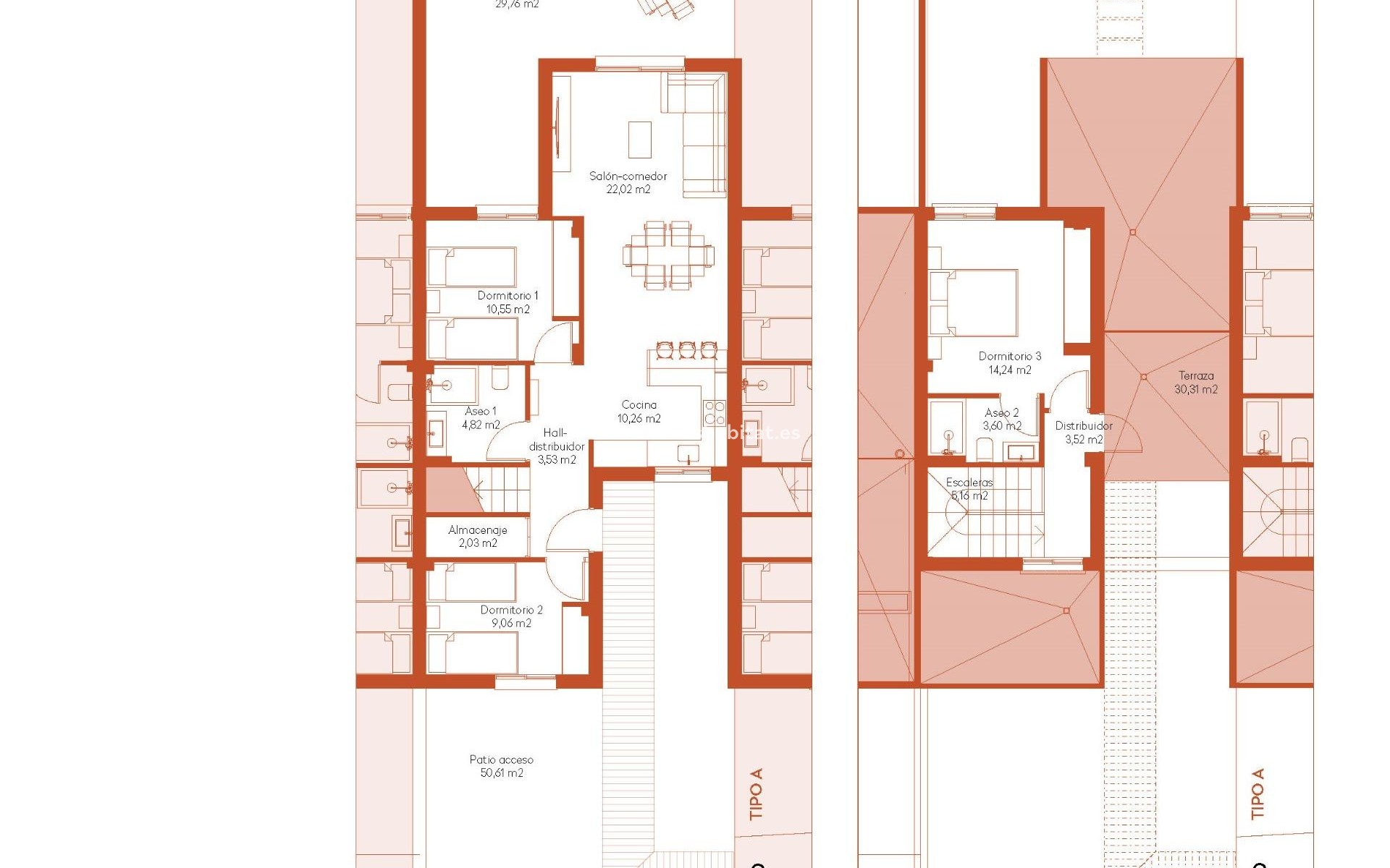 New Build - Townhouse - Baños y Mendigo - Altaona Golf And Country Village