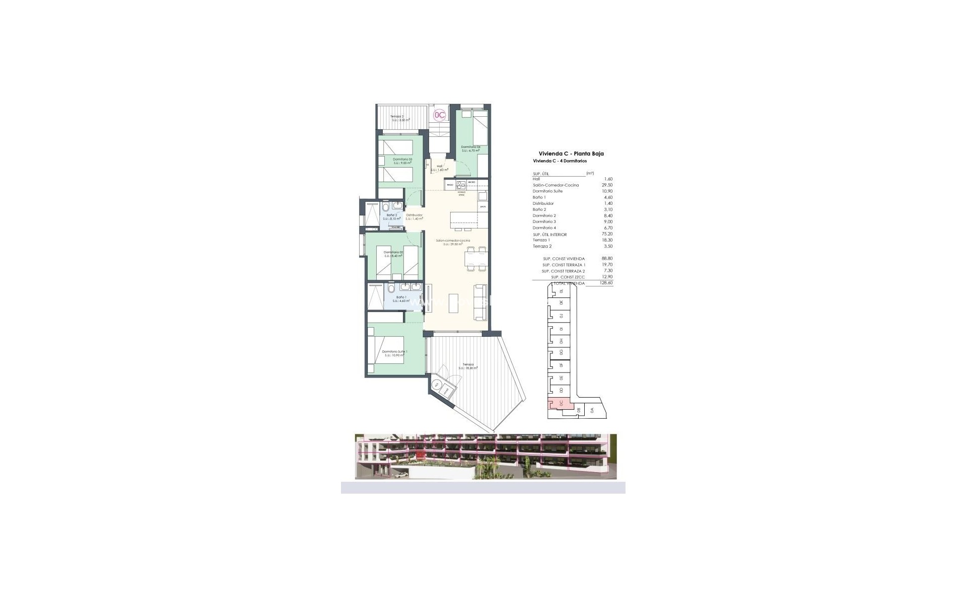 Nieuwbouw - Appartement - Benijófar - 03178