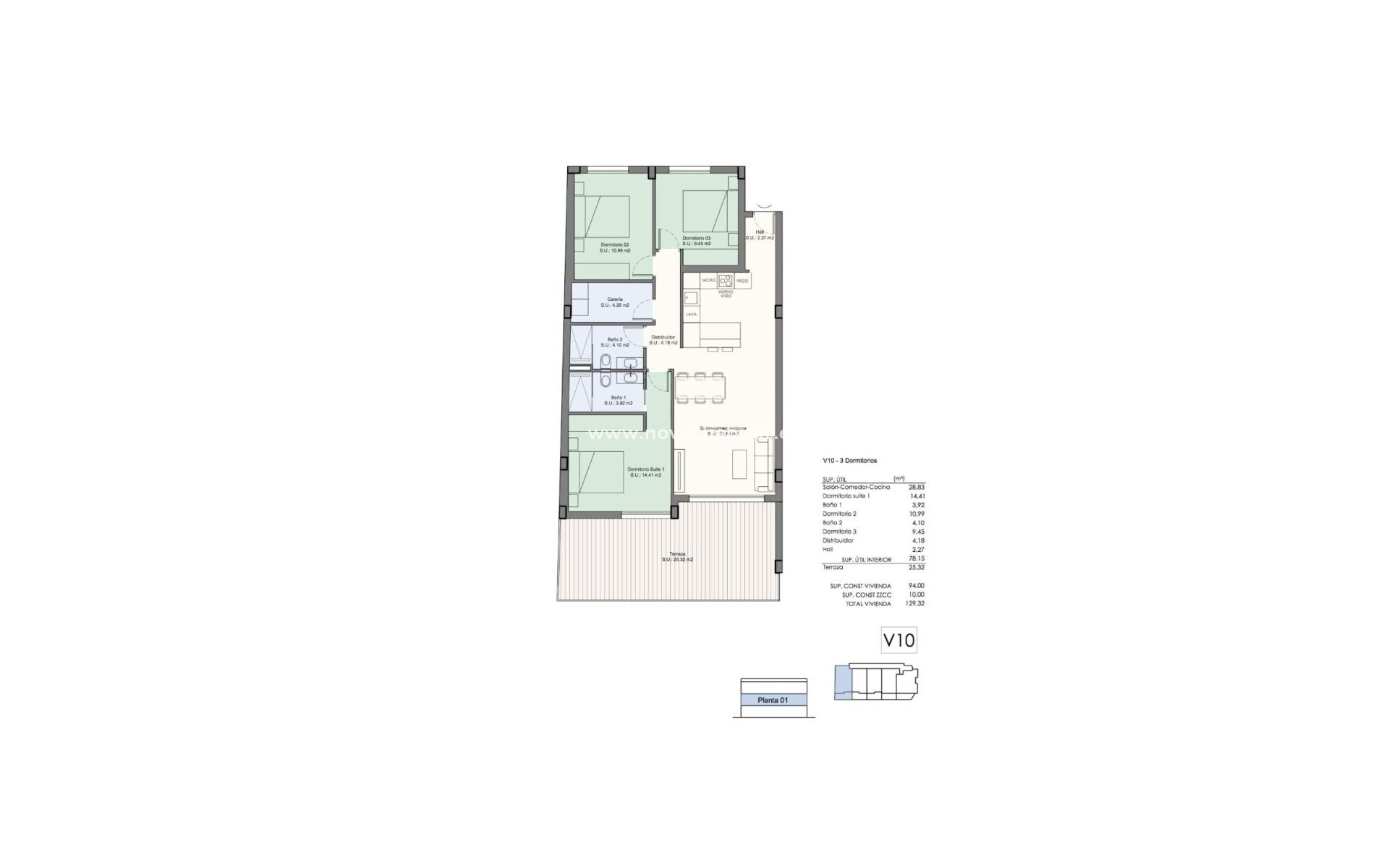 Nieuwbouw - Appartement - Benijófar - 03178
