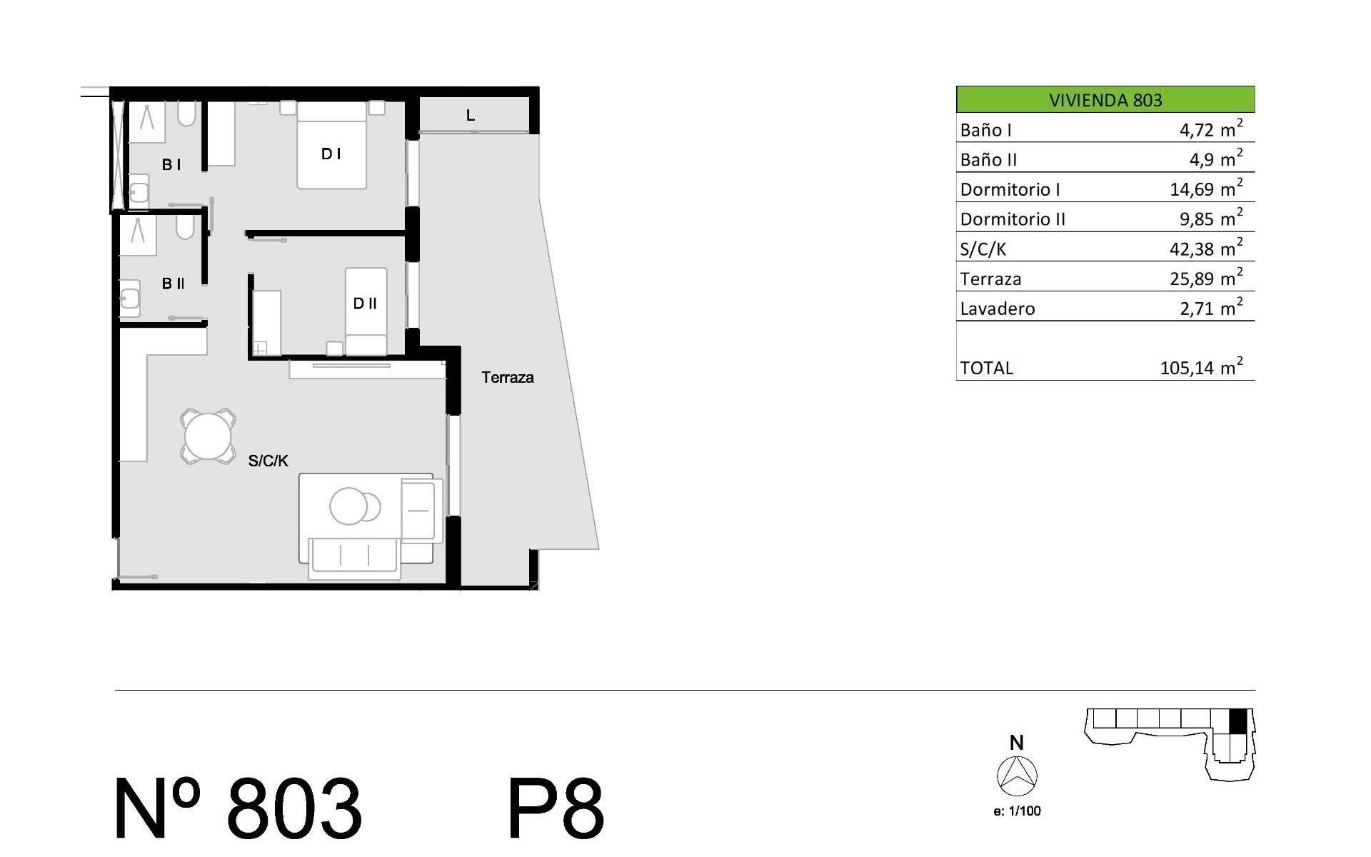 Nieuwbouw - Appartement - San Miguel de Salinas