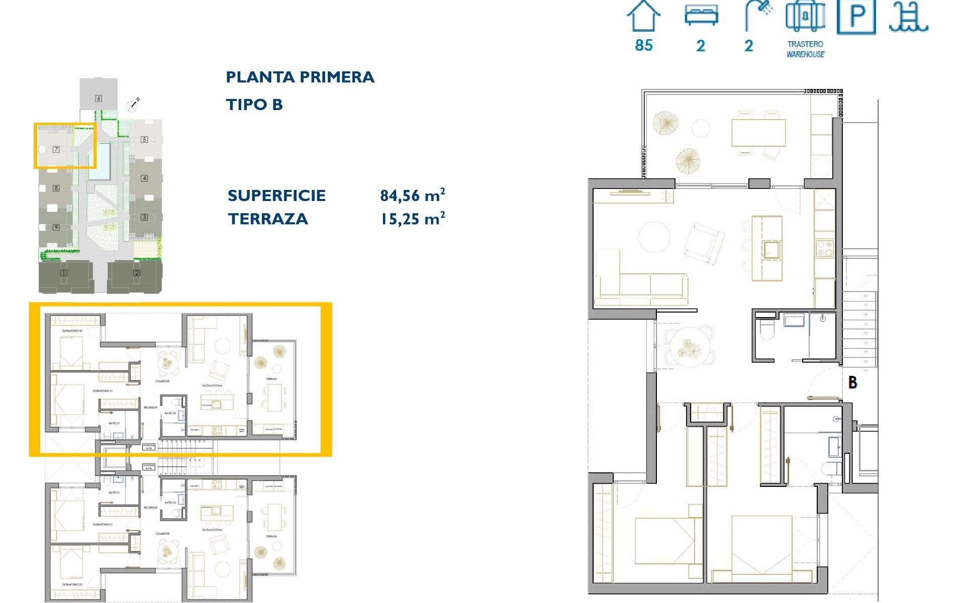 Nieuwbouw - Appartement - San Pedro del Pinatar - Pueblo