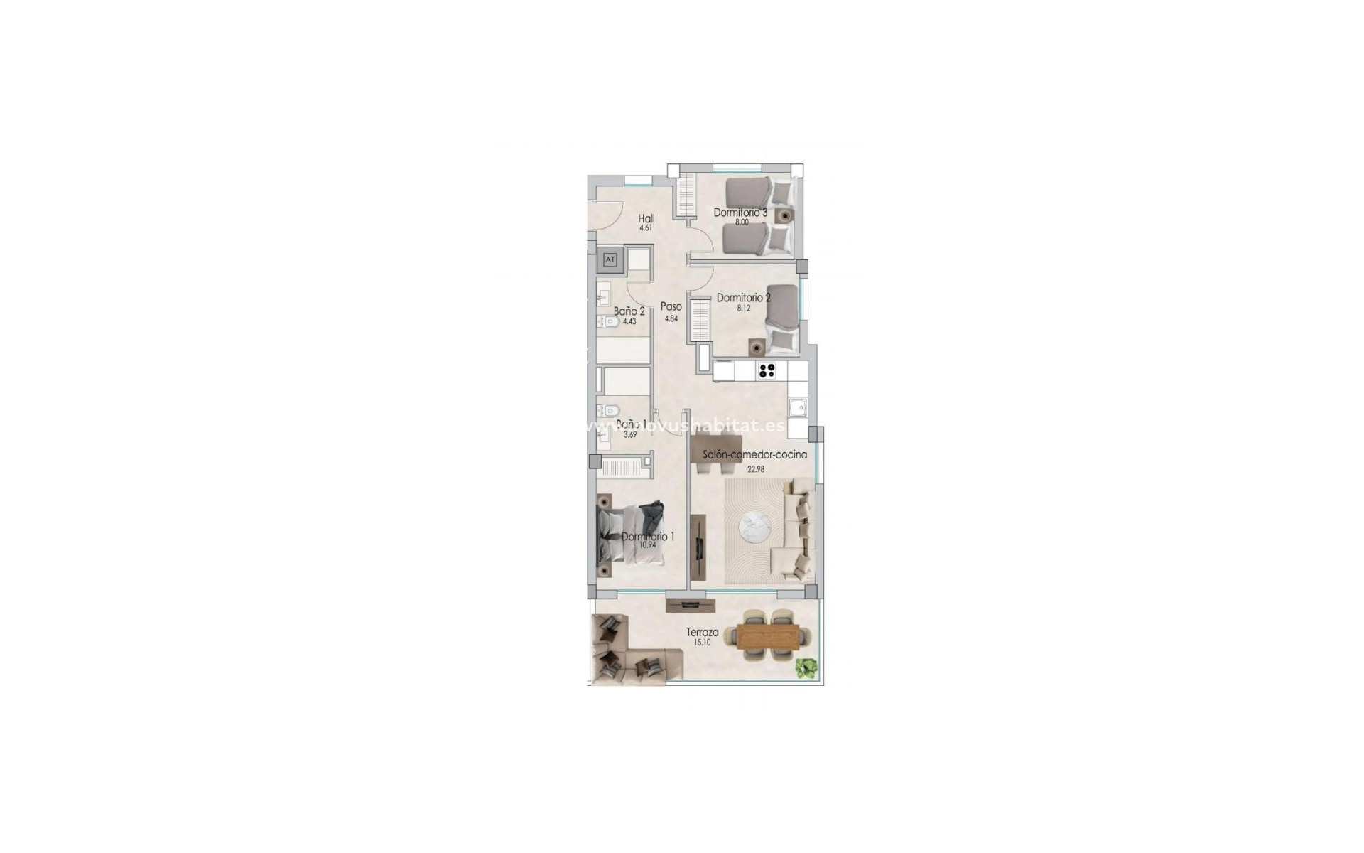 Nieuwbouw - Appartement - Santa Pola - 03130, Calle Elda, 228