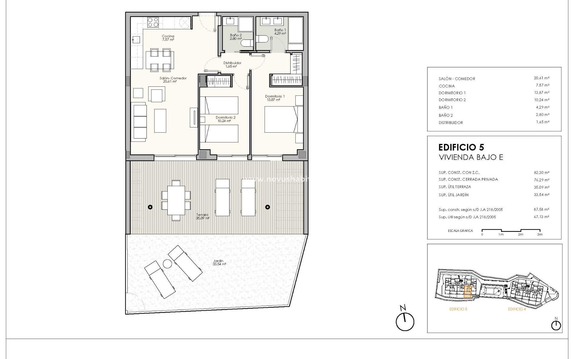 Nieuwbouw - Ground floor apartment - Casares