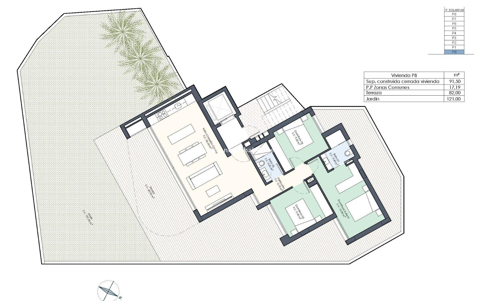 Nieuwbouw - Ground floor apartment - Guardamar del Segura