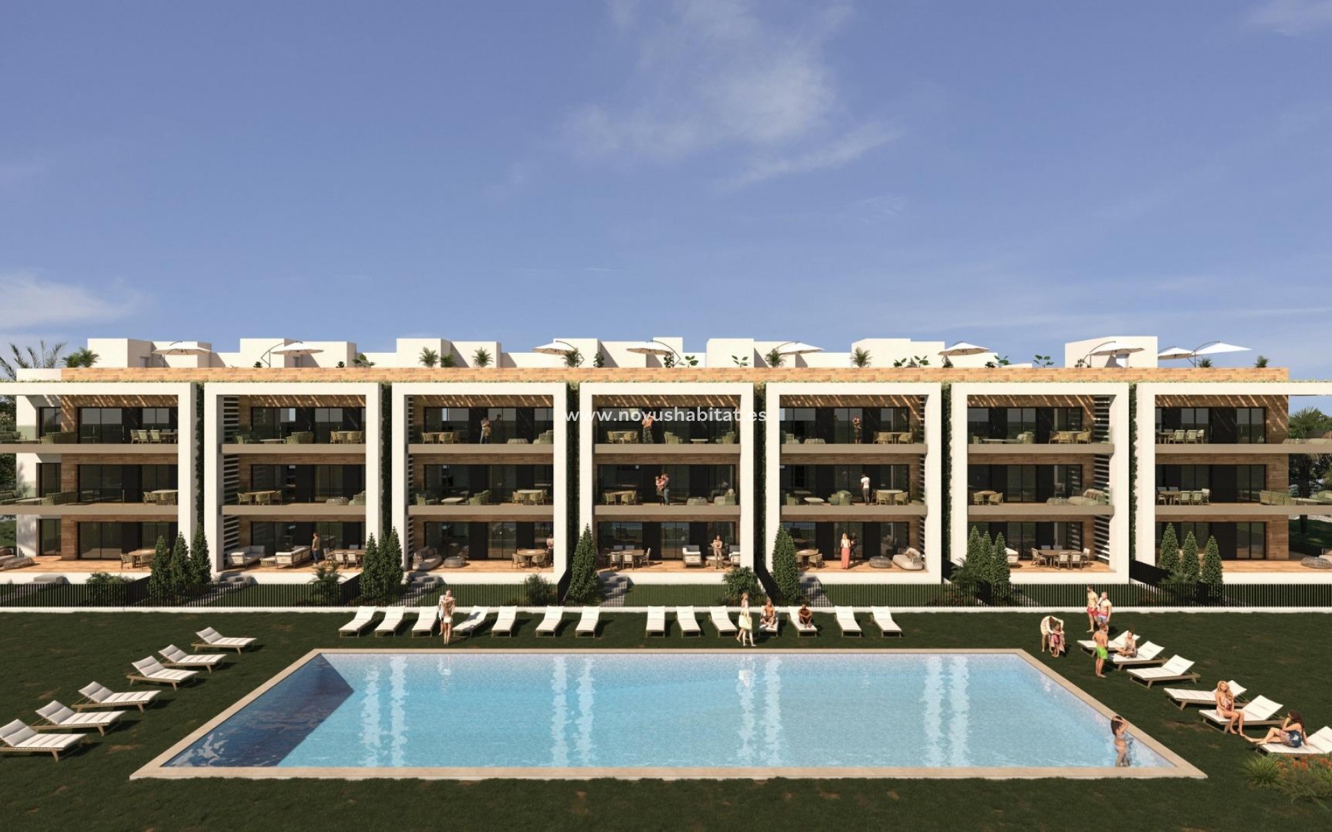 Nieuwbouw - Ground floor apartment - Los Alcázares - Serena Golf