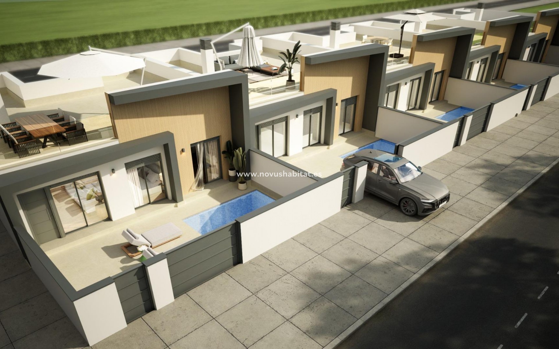 Nieuwbouw - Schakelwoning - Avileses