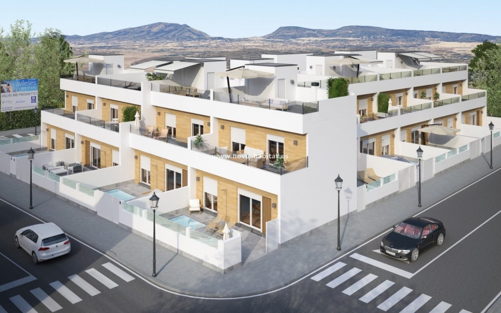 Nieuwbouw - Schakelwoning - Avileses