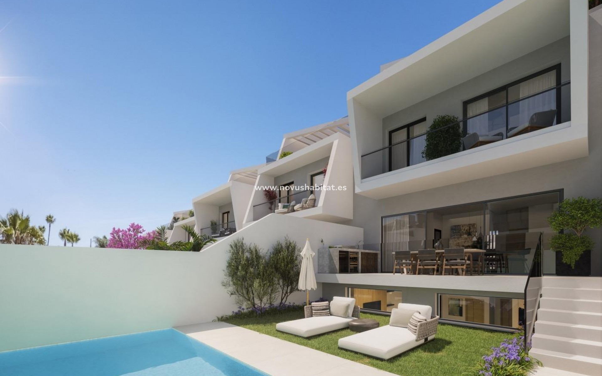 Nieuwbouw - Schakelwoning - Estepona - Whater Gardens