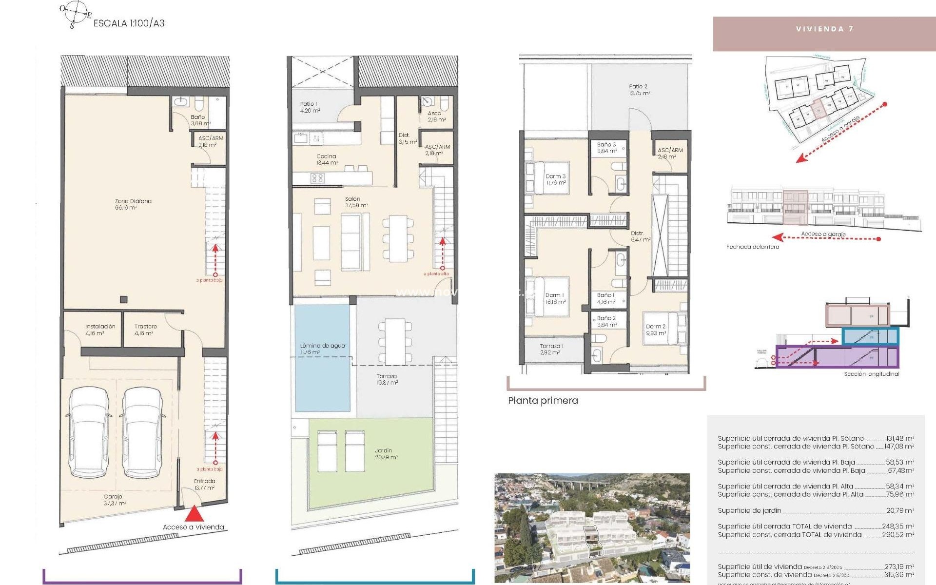 Nieuwbouw - Schakelwoning - Málaga