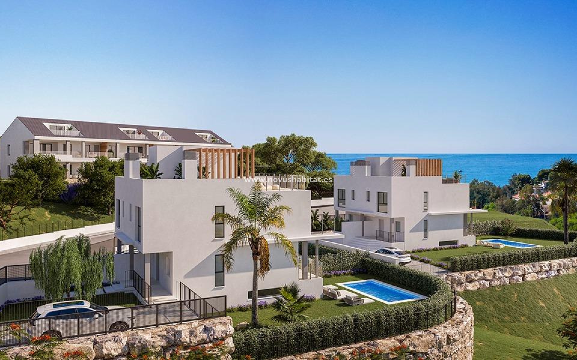 Nieuwbouw - Semidetached - Benalmdena - Benalmádena